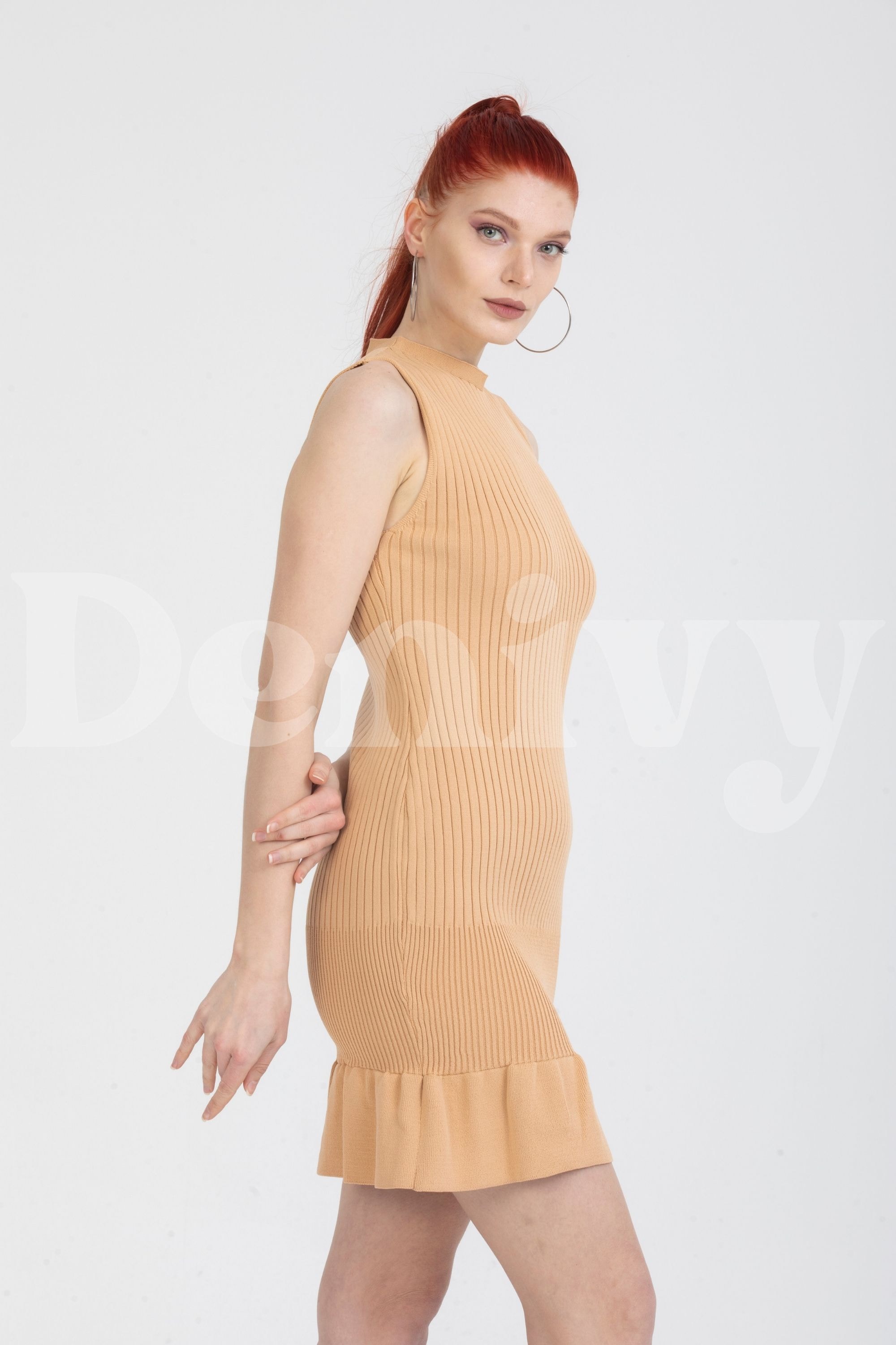 FIRFIRLI MİNİ ELBİSE DNV-000015