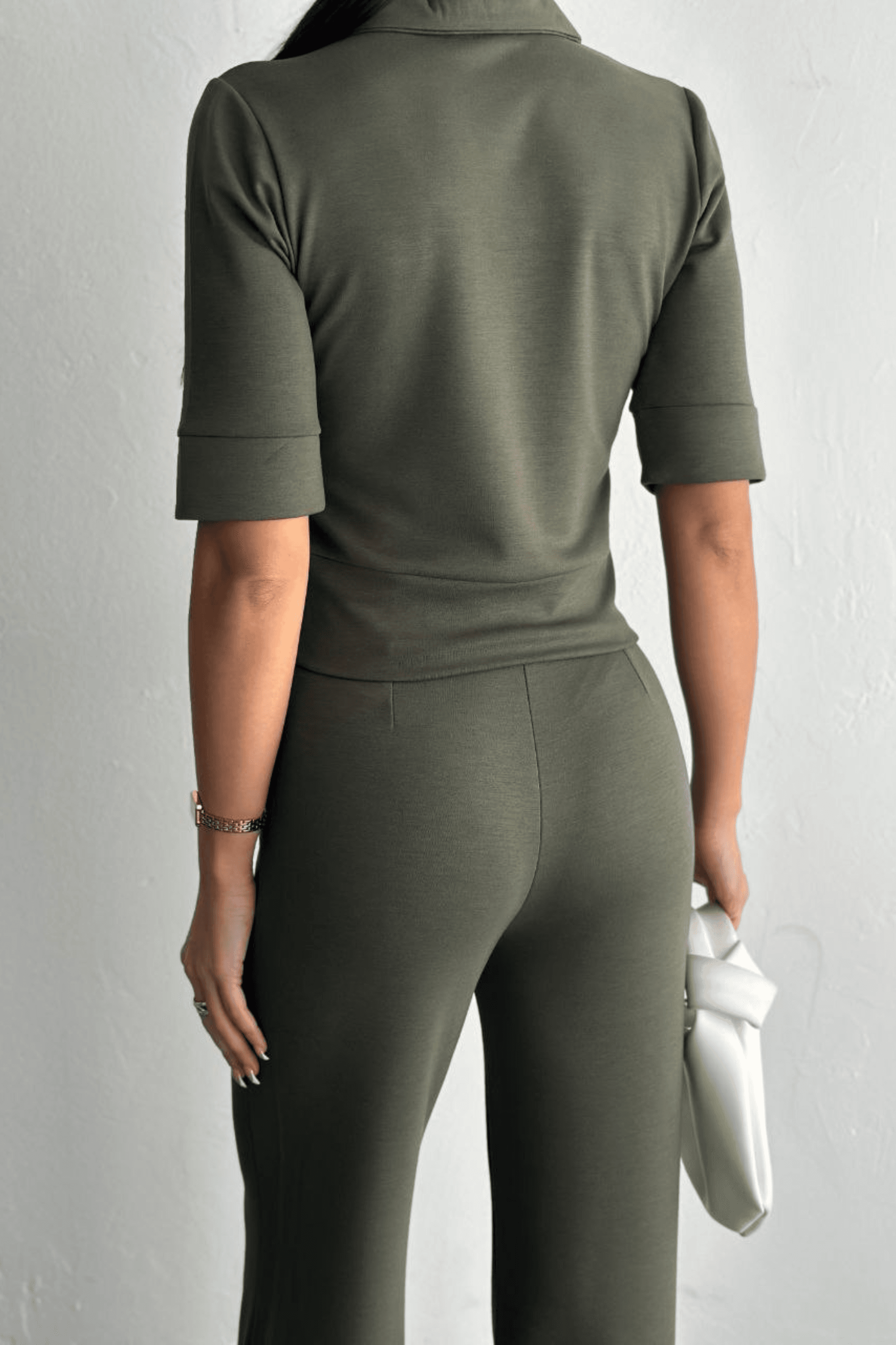 Yarım Kollu Polo Yaka Fit Kesim İkili Takım DNV-000089