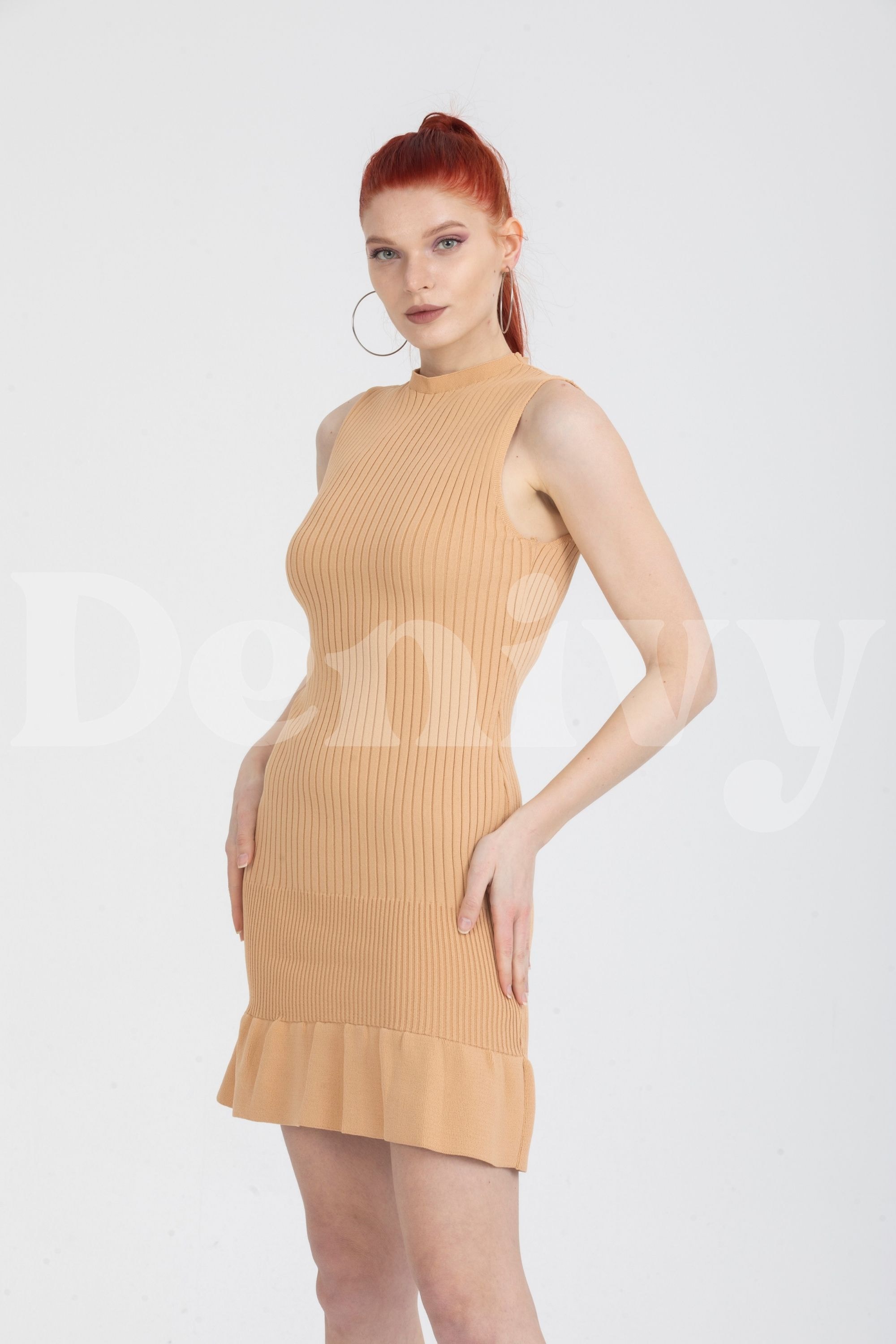 FIRFIRLI MİNİ ELBİSE DNV-000015