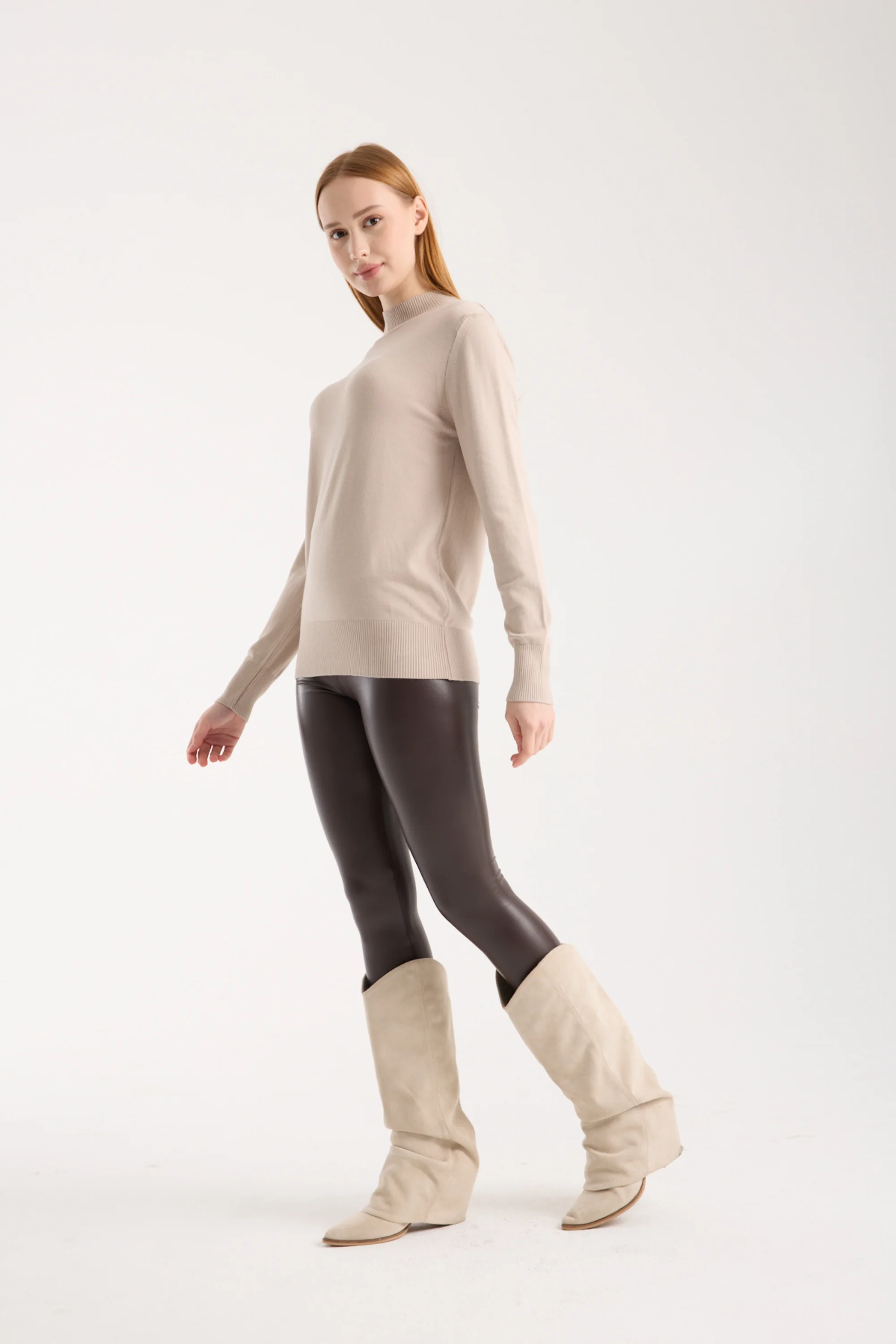 Soft Yarım Balıkçı Kazak