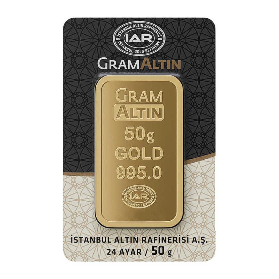 50 Gram 24 Ayar Gram Altın