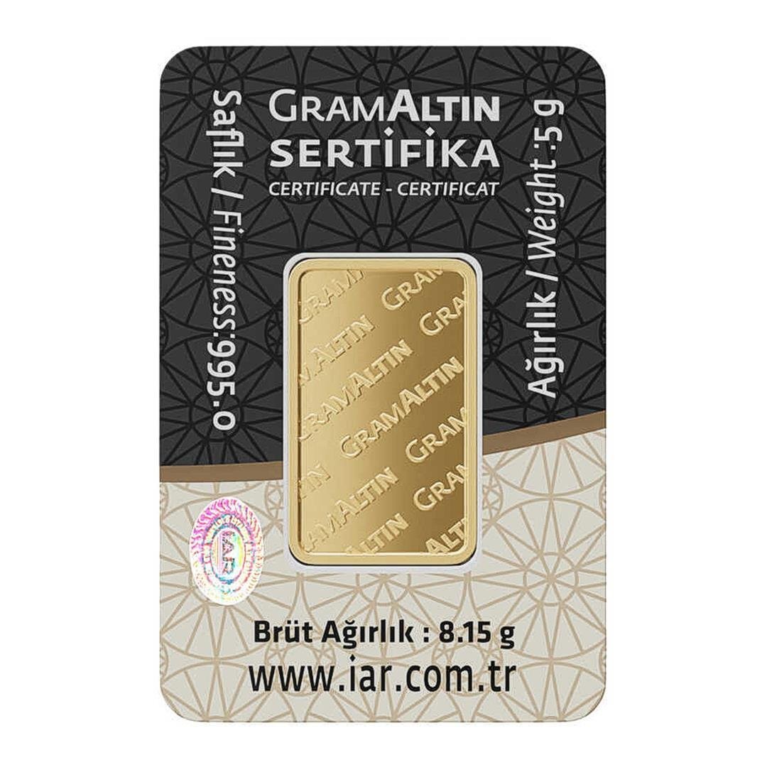 5 Gram 24 Ayar Gram Altın