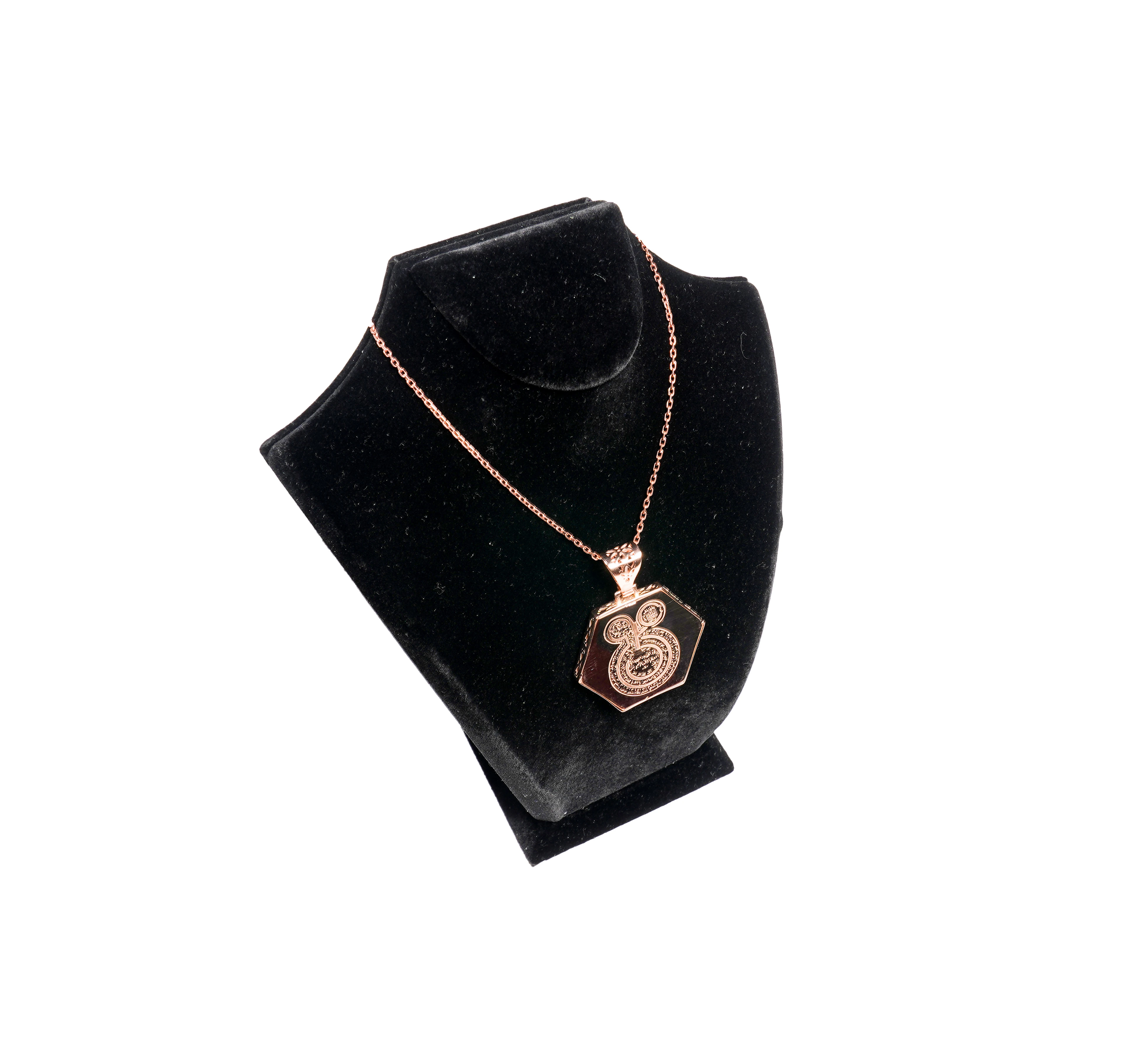 Hz. Ali (a.s) İşlemeli Bakır Kolye Ucu