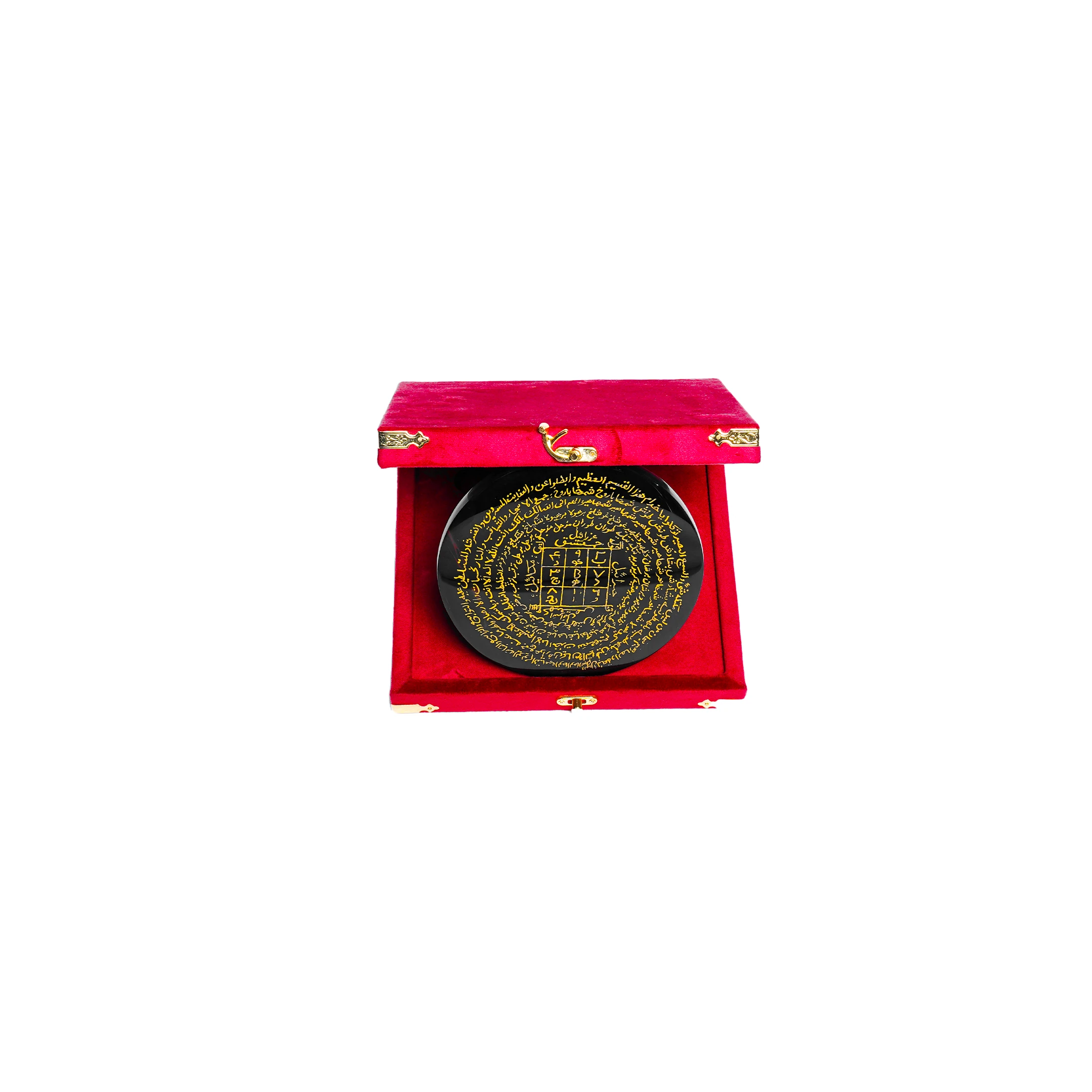 Obsidyen Taşı Levha Yuvarlak