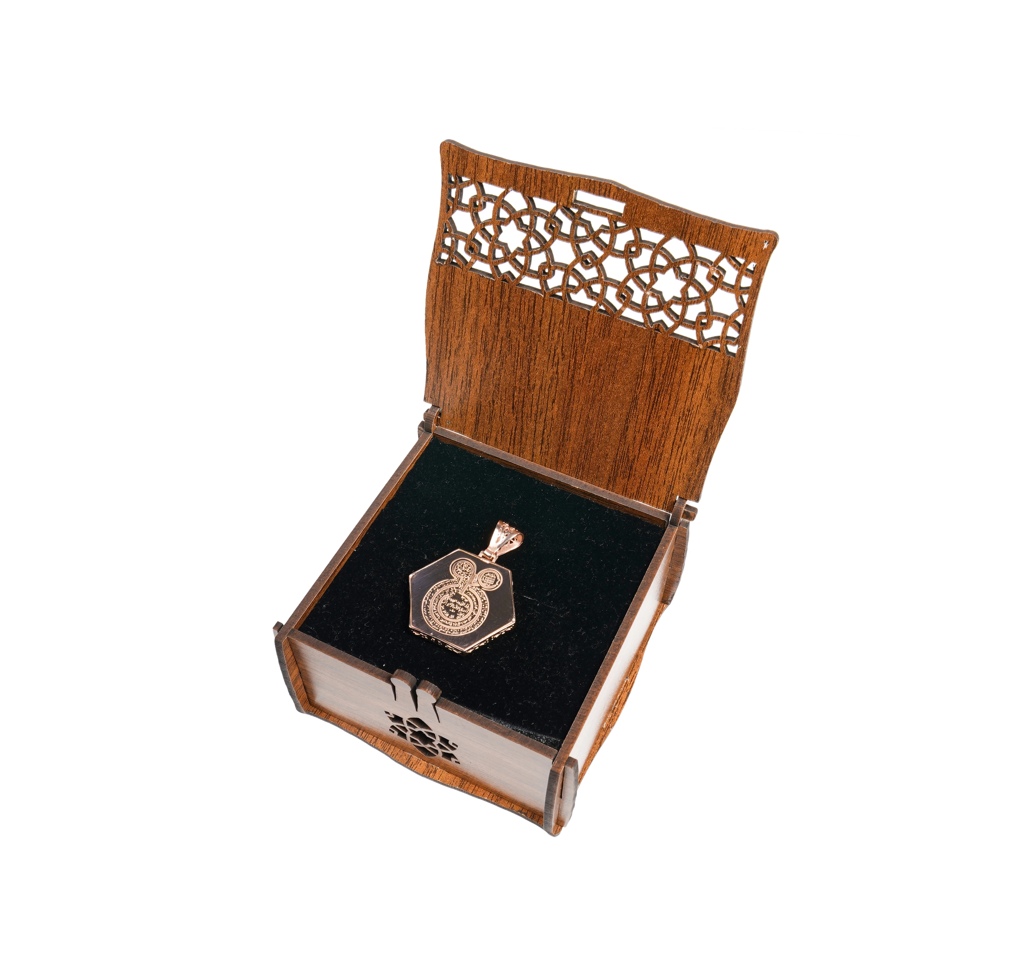 Hz. Ali (a.s) İşlemeli Bakır Kolye Ucu