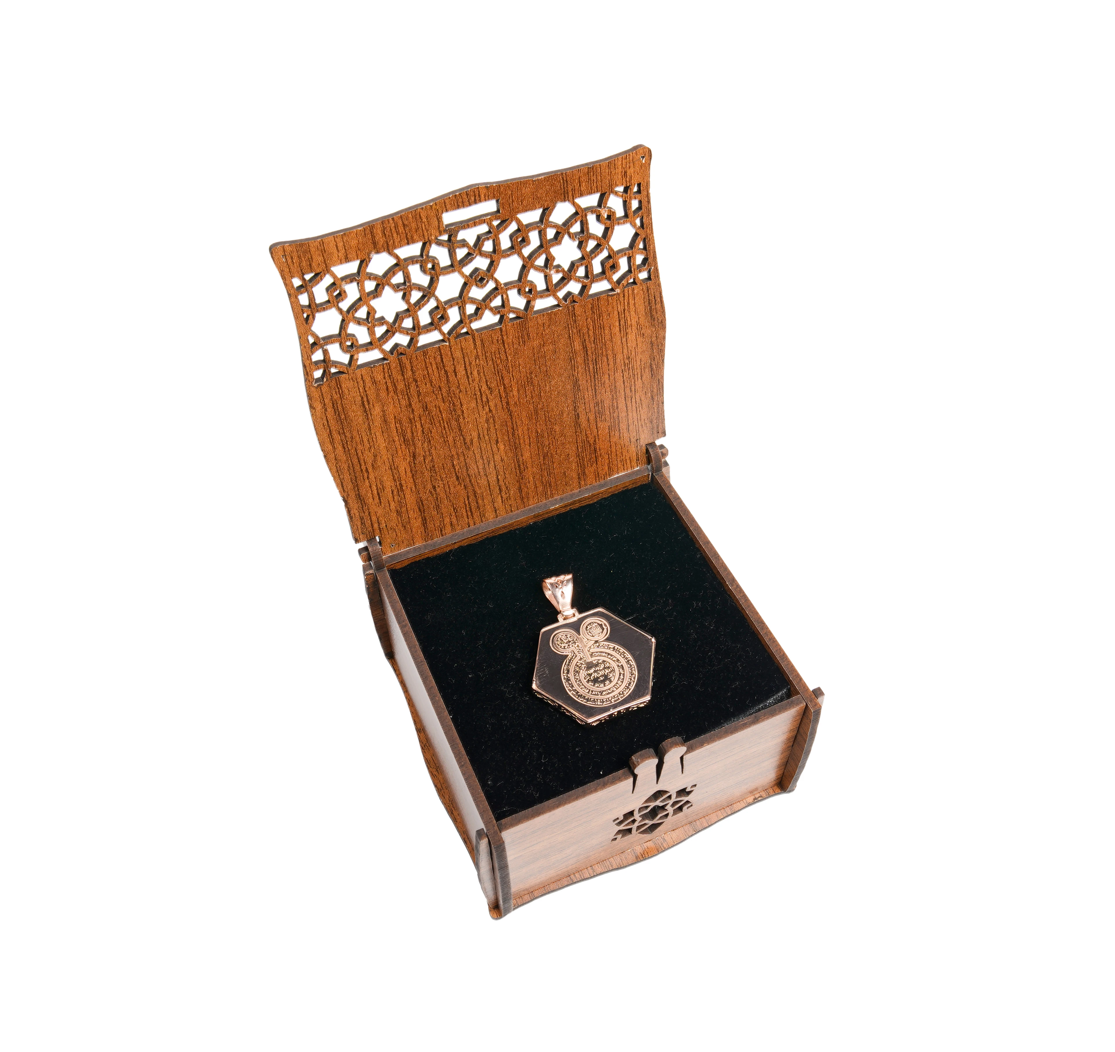 Hz. Ali (a.s) İşlemeli Bakır Kolye Ucu