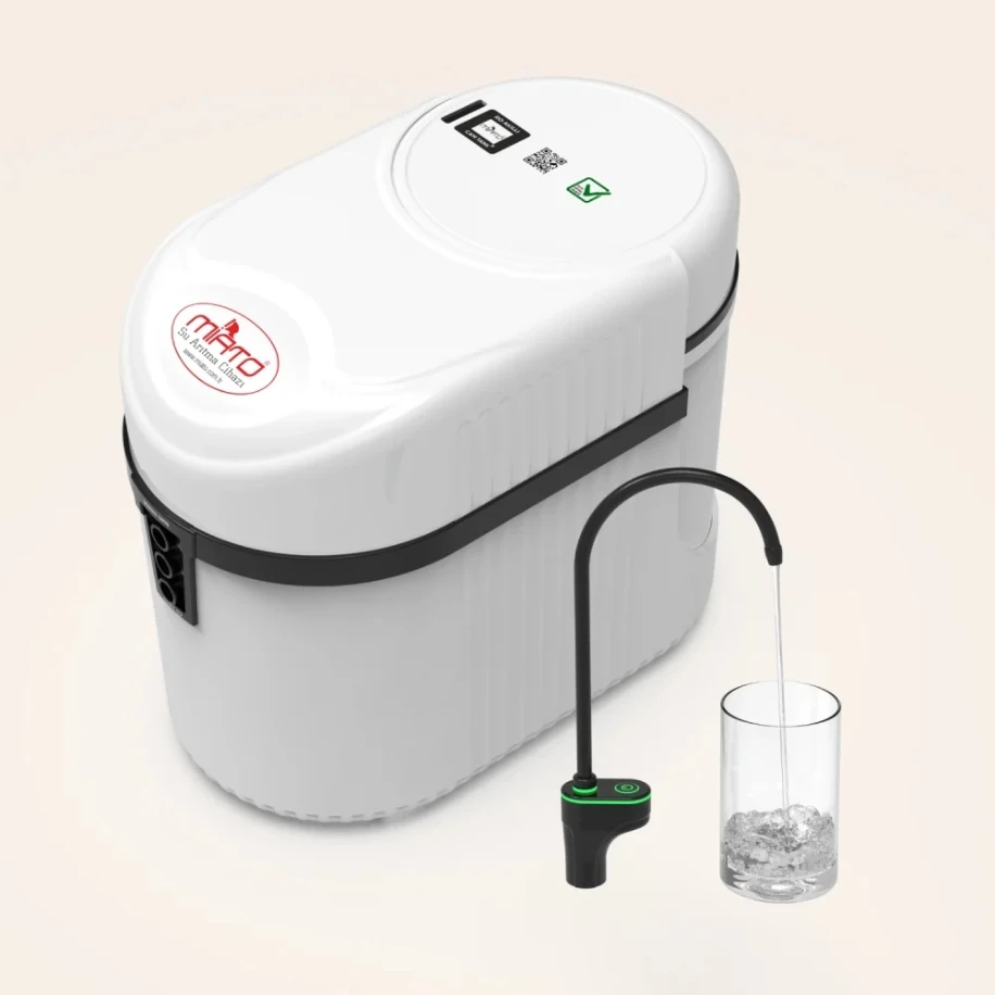 Bluewater Dokunmatik Musluklu Cam Tanklı Su Arıtma Cihazı Pompalı