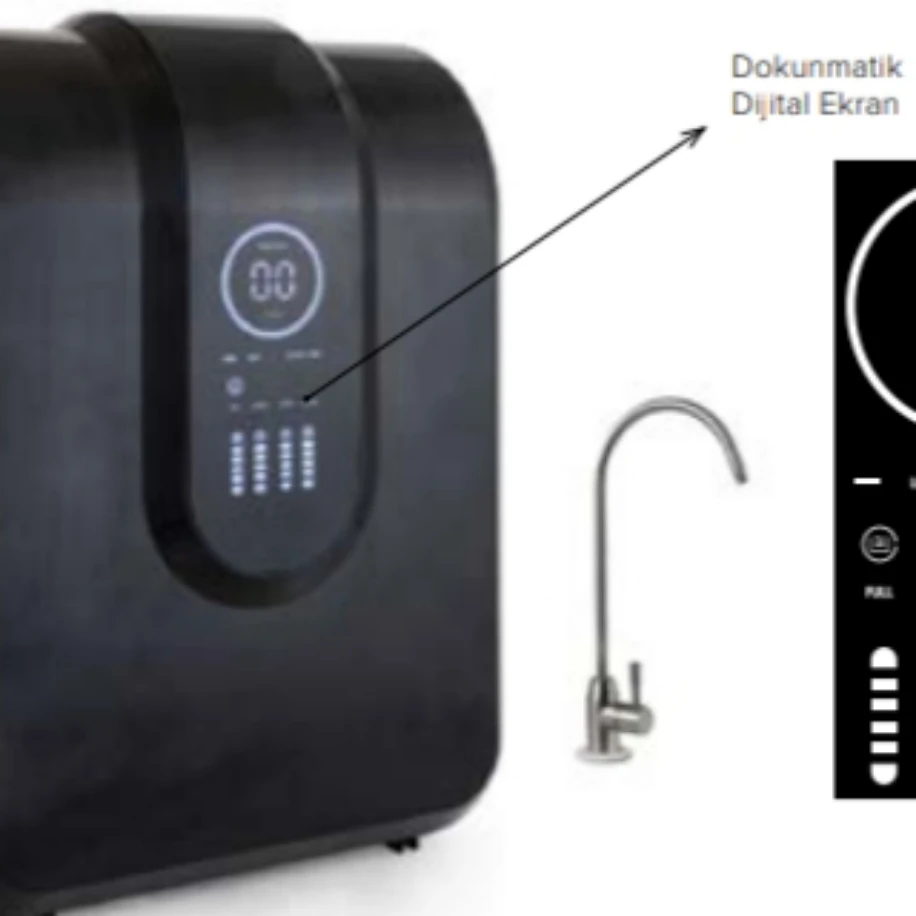 BLUEWATER ICONIC DİJİTAL 5A, 80 GPD, POMPASIZ