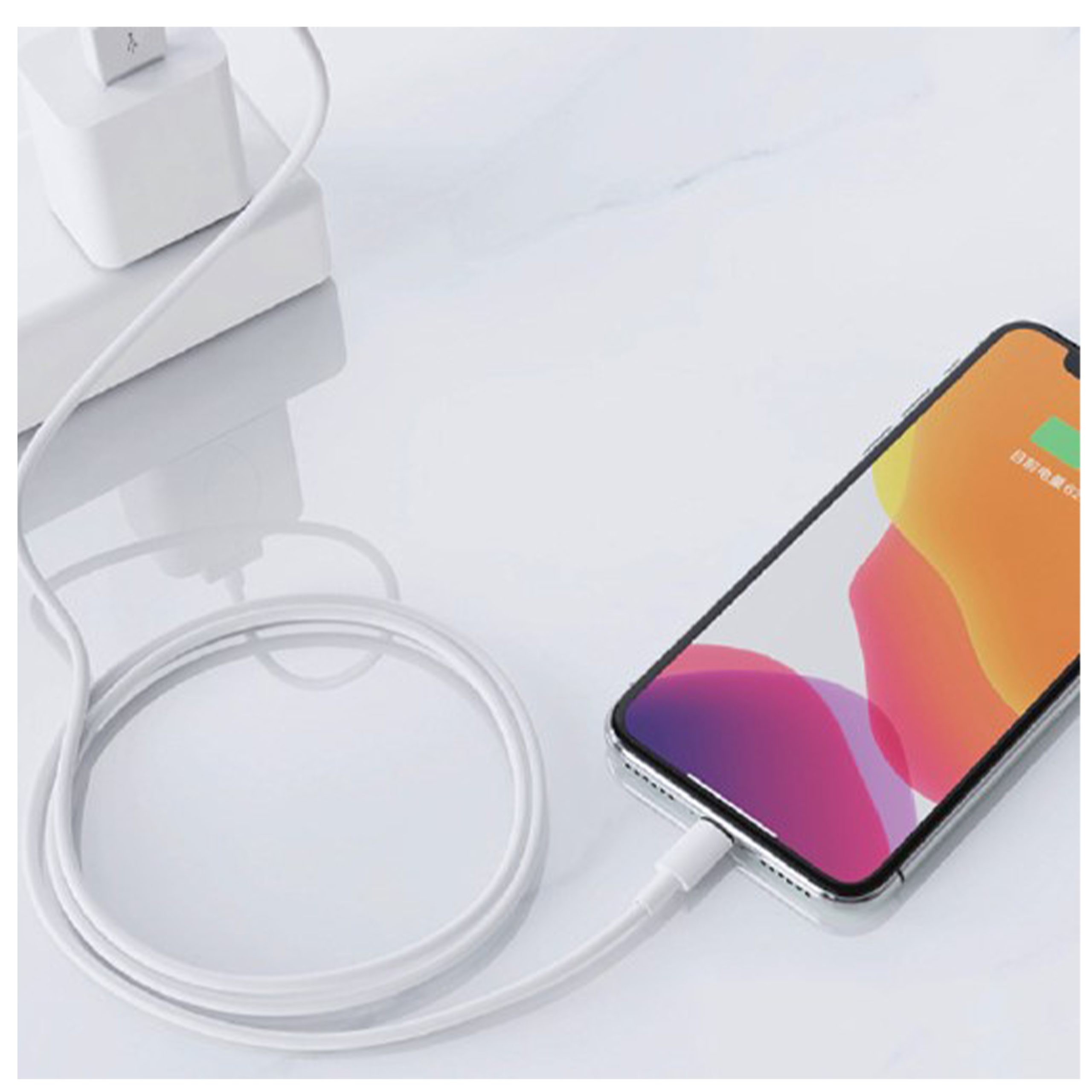 Nettech NT-20 Plastik 100 Cm Lightning Şarj ve Data Kablosu
