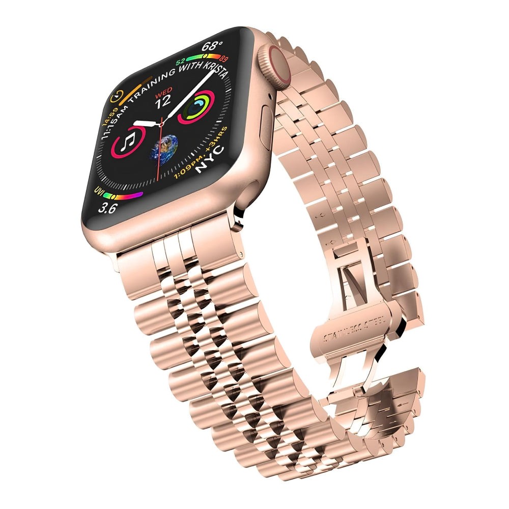Apple Watch Classic Steel Saat Kordonu - Rose