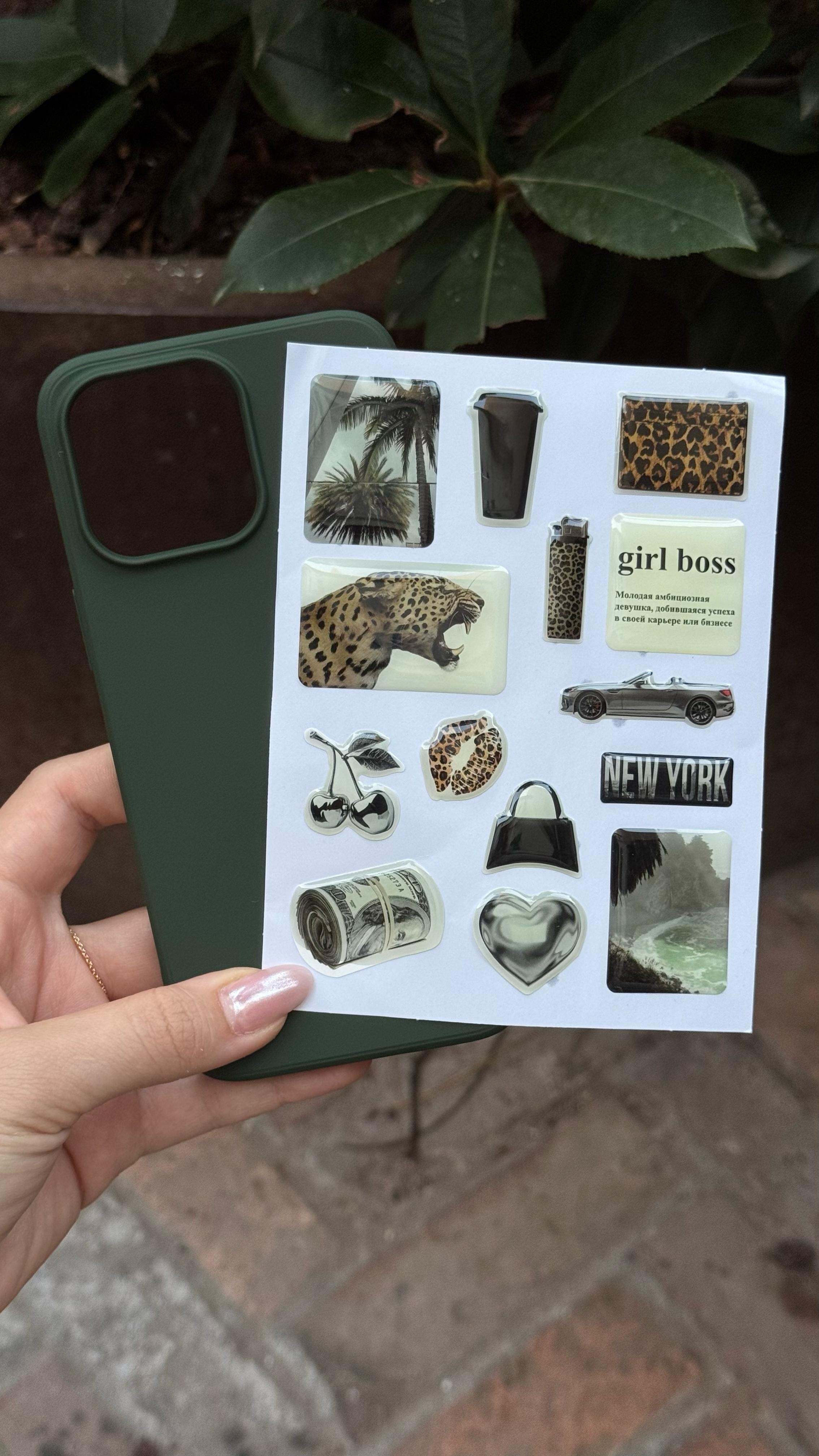 Dekoratif Sticker Seti – Telefon, Laptop, Defter ve Tablet İçin Çıkartmalar