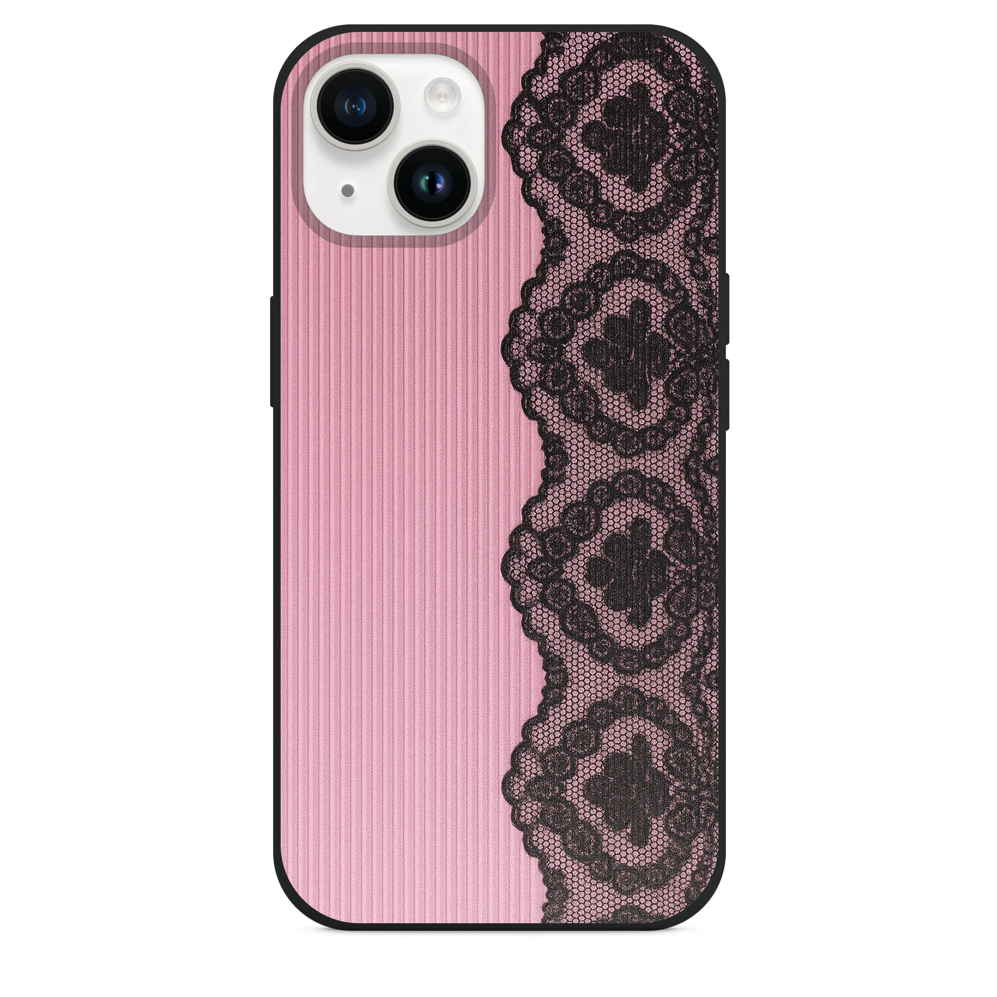 Pink Velvet Lace Telefon Kılıfı