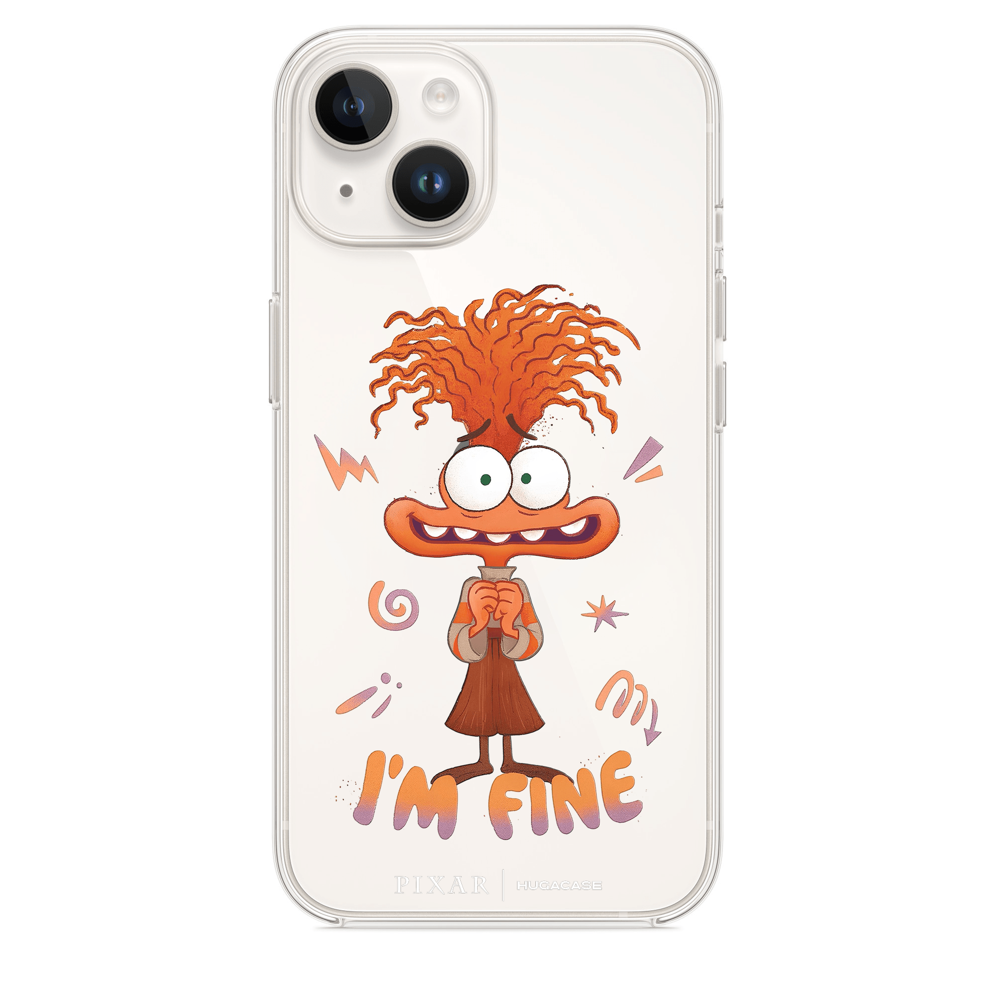 Disney Pixar Anxiety I'm Fine Telefon Kılıfı
