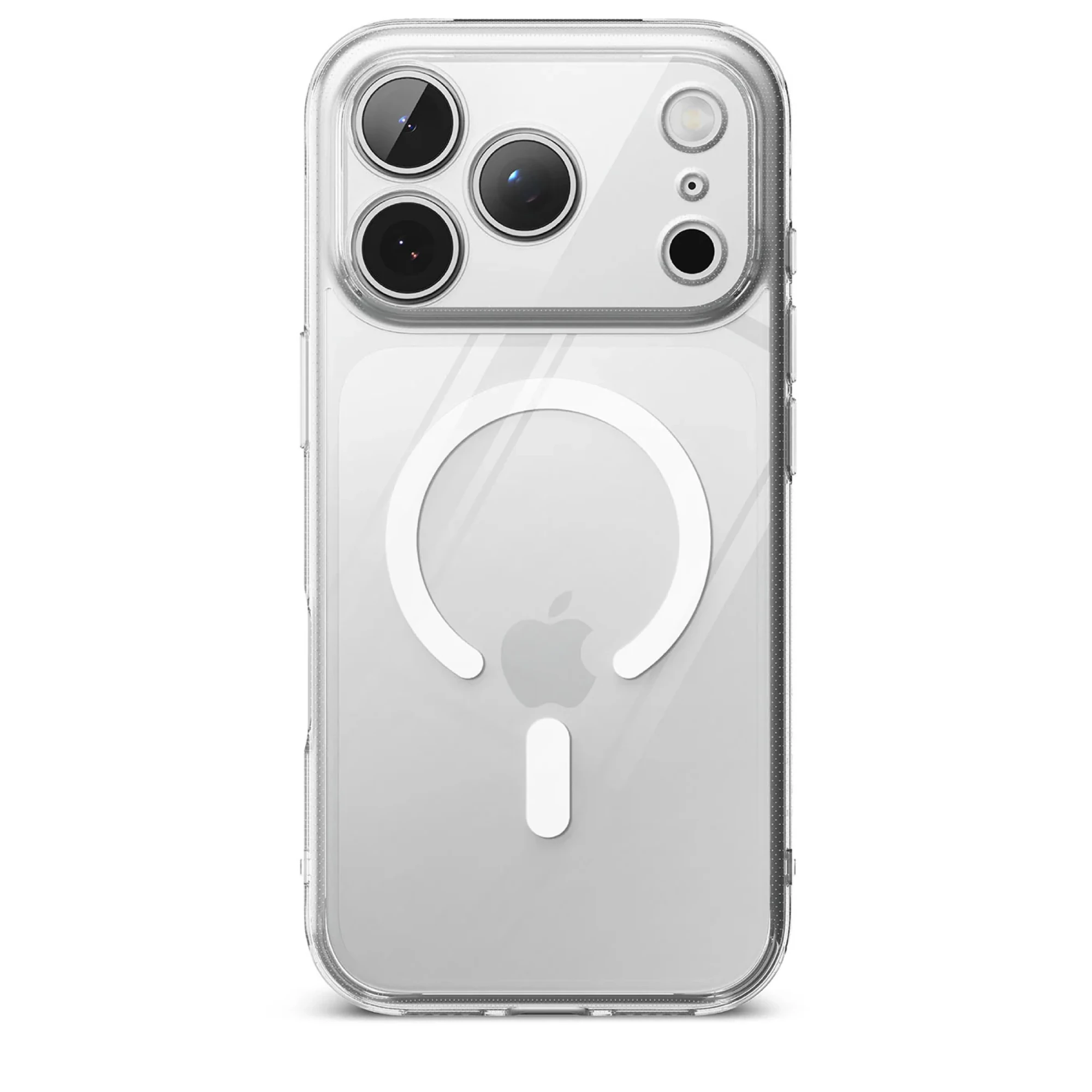 Apple iPhone Premium Sararmaz MagSafe Animasyonlu Şeffaf Telefon Kılıfı