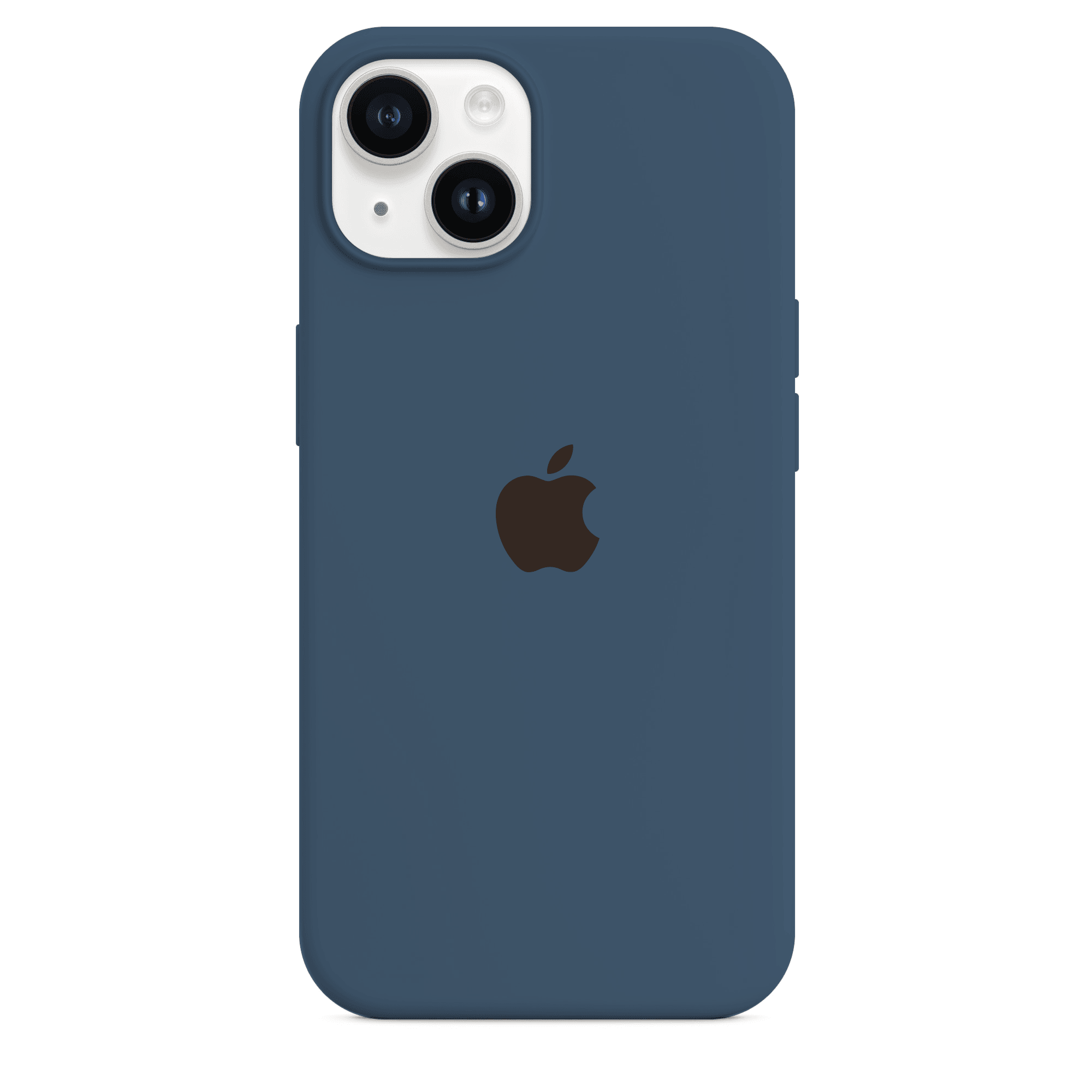 Apple iPhone Renkli Silikon Telefon Kılıfı - Lacivert