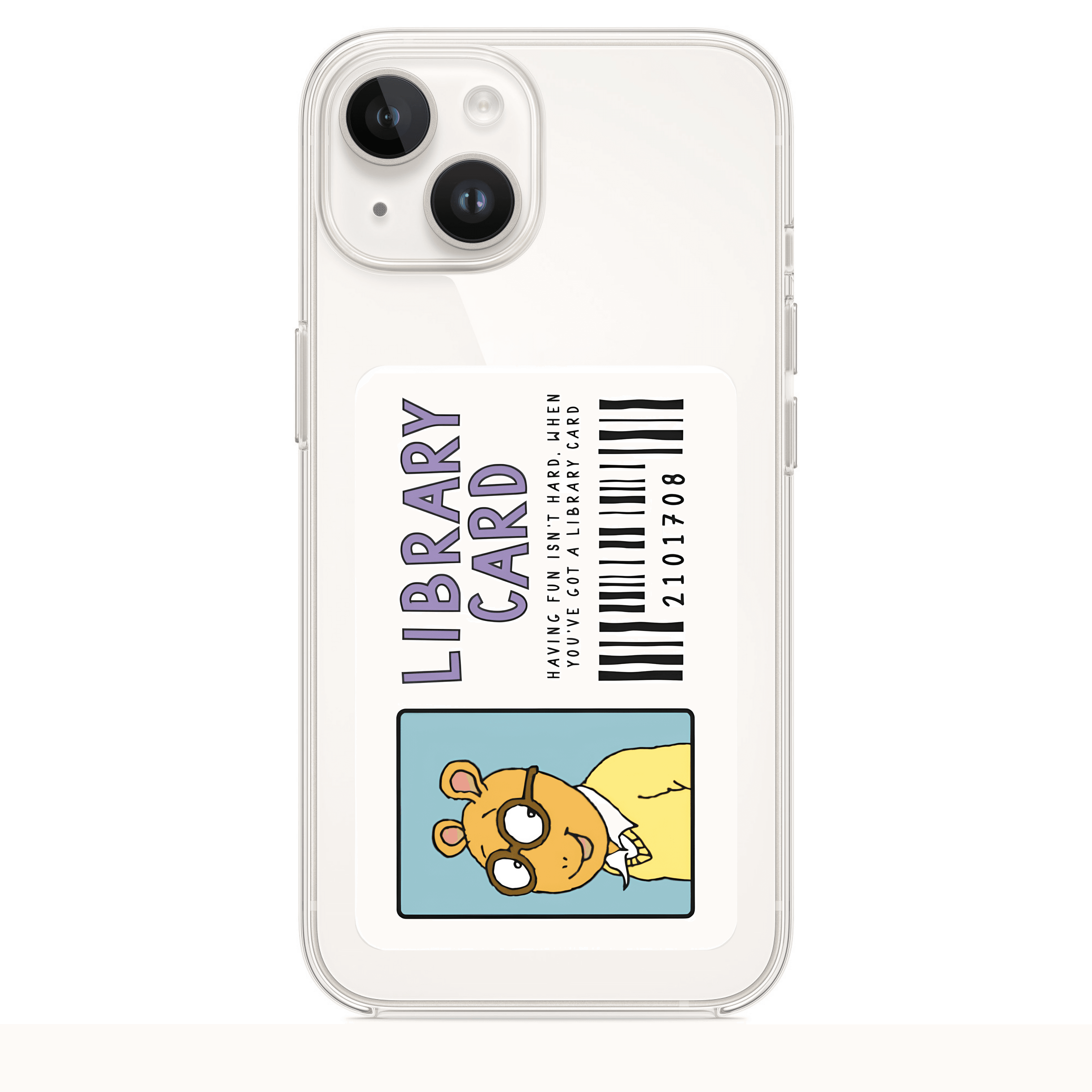 Arthur Library Card Telefon Kılıfı
