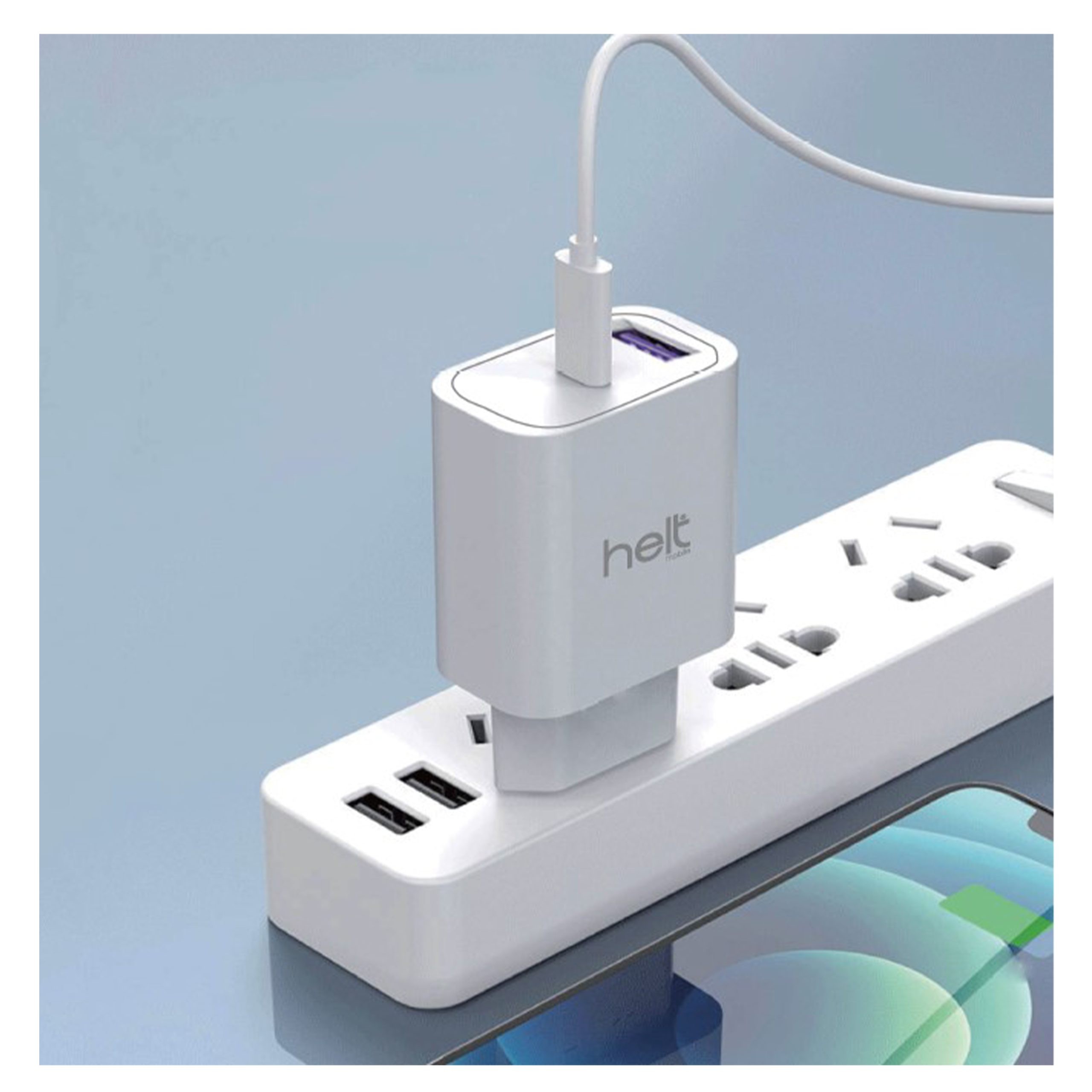 Helt HT-HCH01 USB + Type-C 20W 4100 mAh Şarj Adaptörü