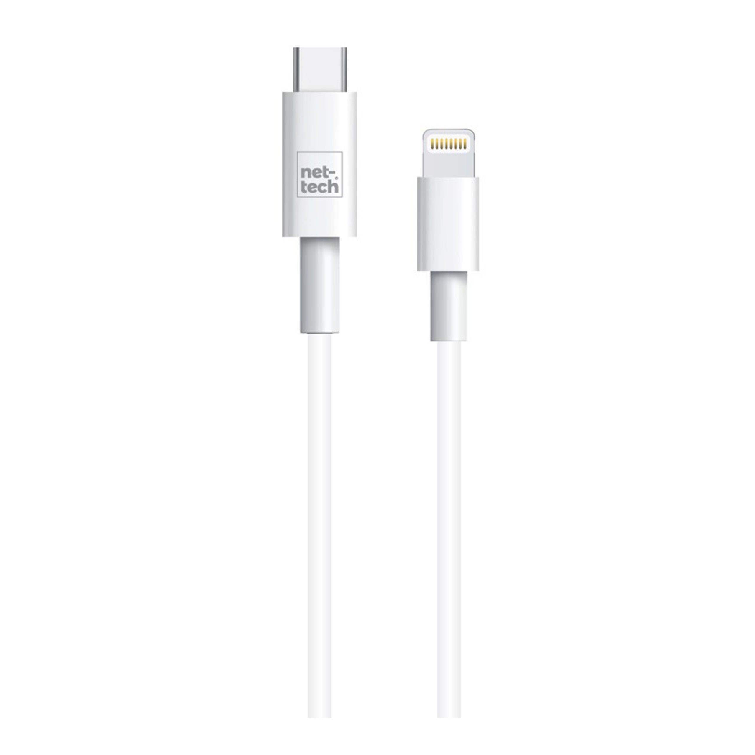 Nettech 2.4A Plastik 100 Cm Type-C To Lightning Şarj ve Data Kablosu