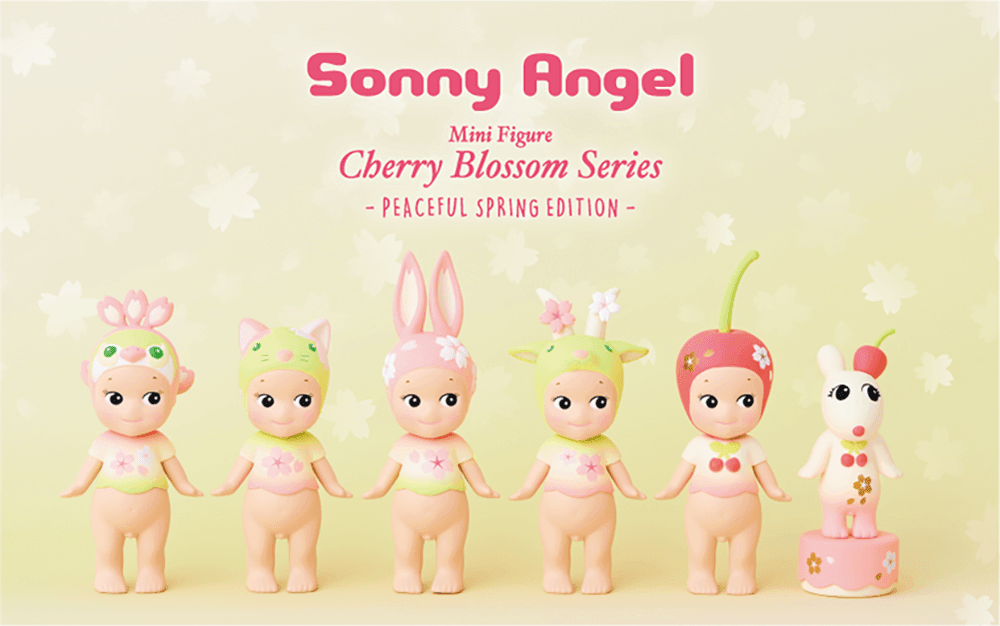 Sonny Angel Dekoratif Mini Figür - Cherry Blossom Series -PEACEFUL SPRING EDITION-
