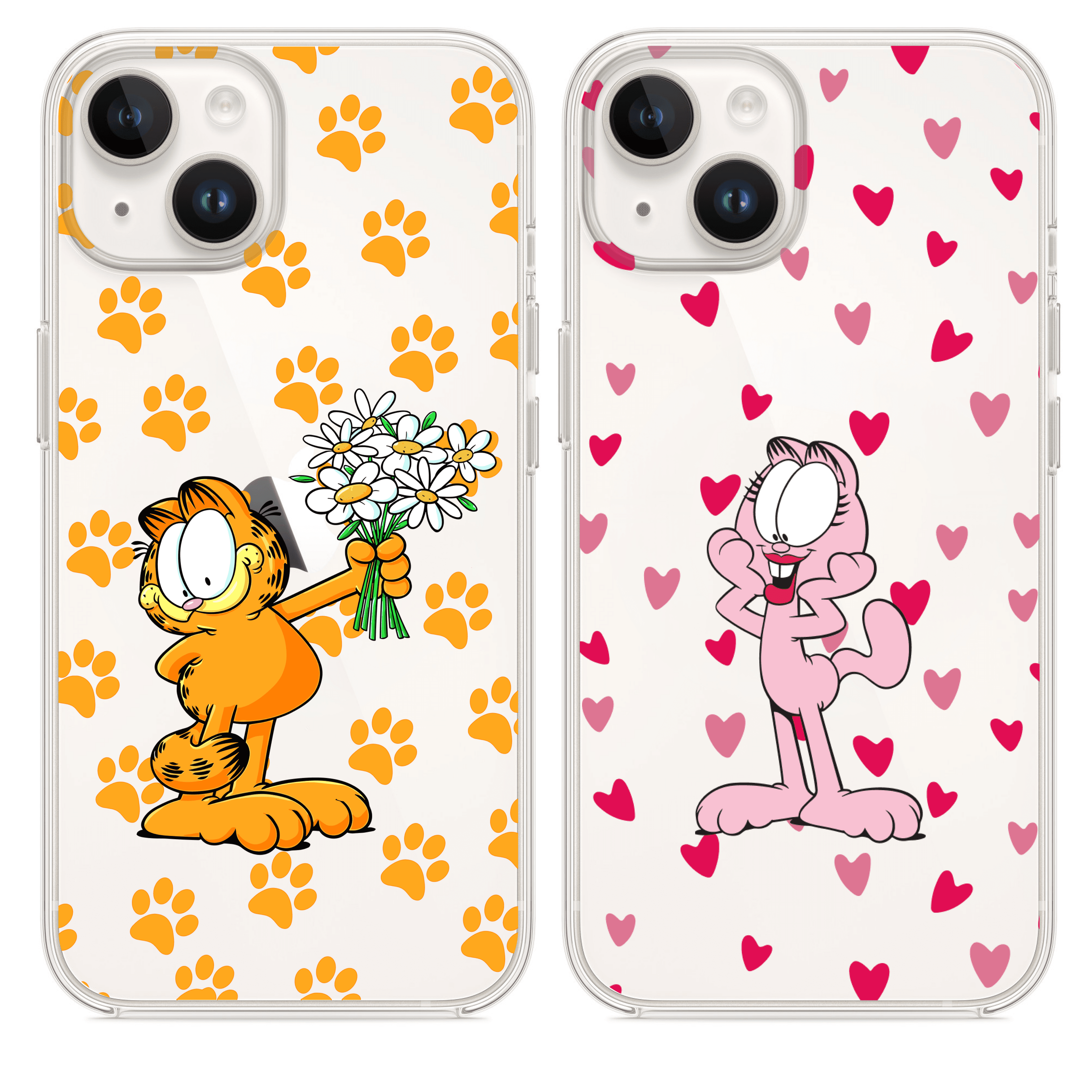 Valentine's Day Garfield and Arlene Couple Telefon Kılıfı