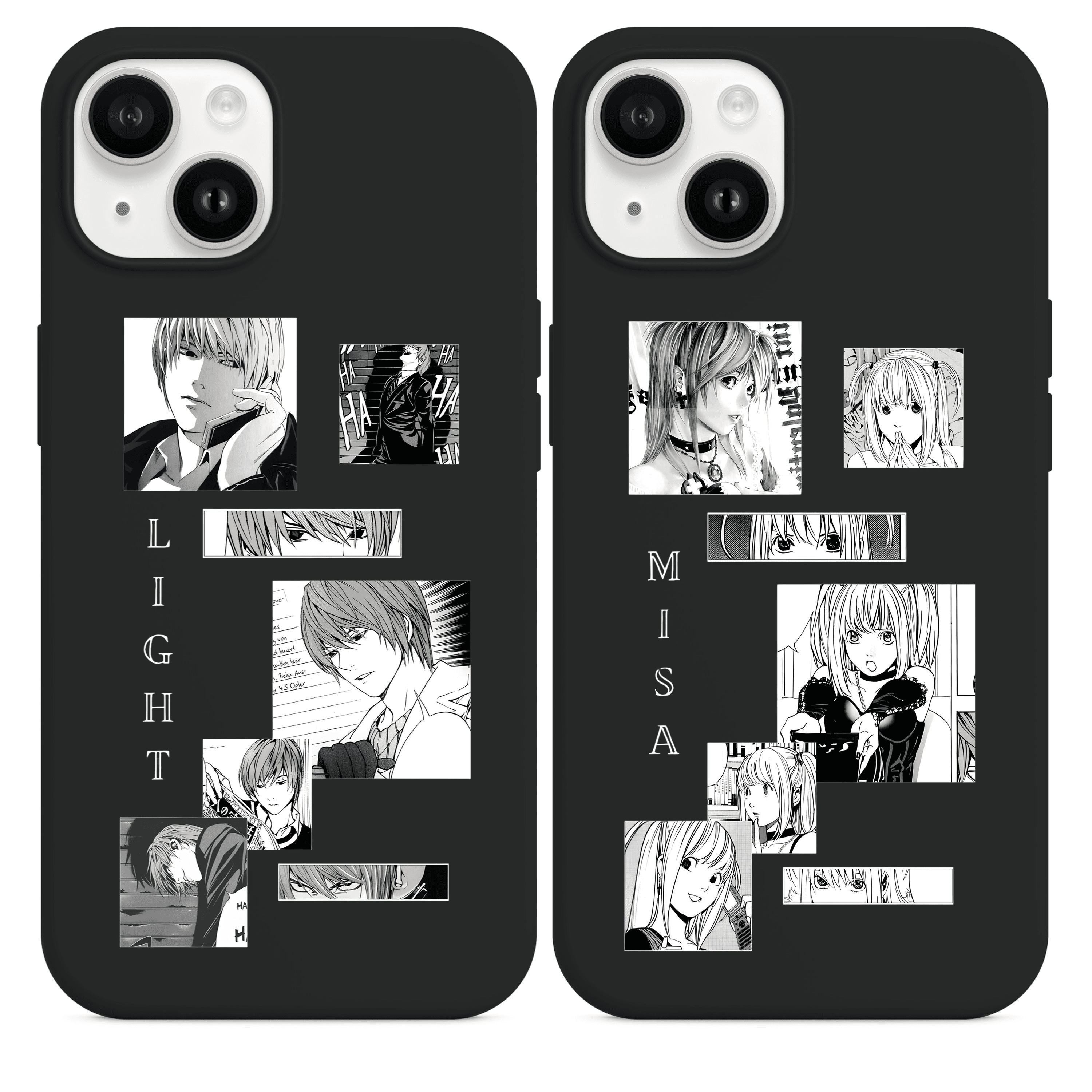Death Note Light Yagami and Misa Amane Couple Telefon Kılıfı