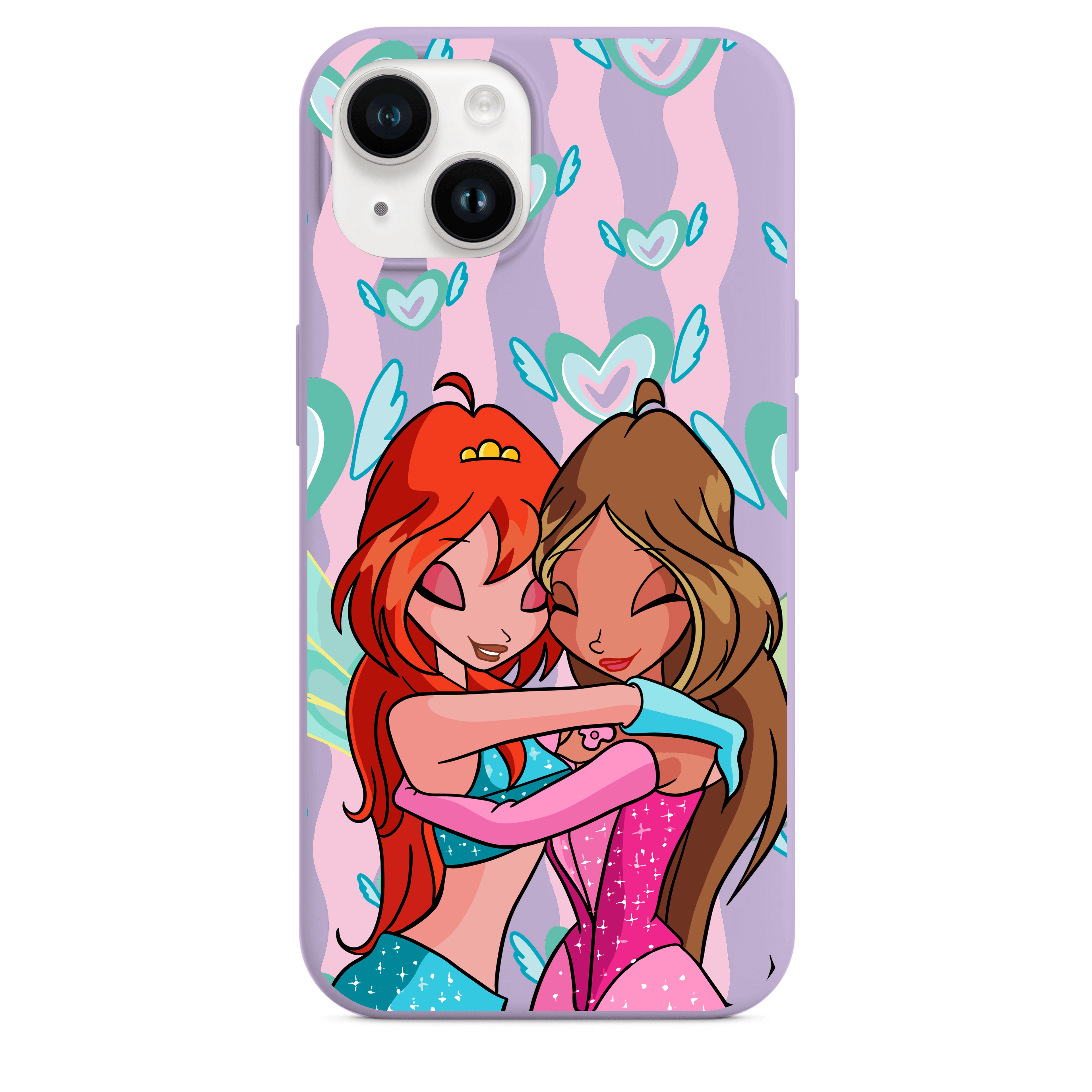 Winx Club Bloom and Flora Telefon Kılıfı