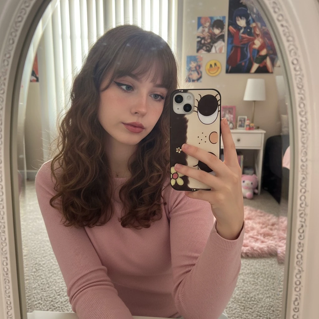 Kawaii Daisy Eyes Telefon Kılıfı