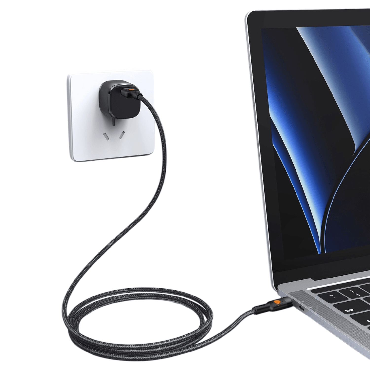 60W Plastik 100 Cm Type-C To Type-C Şarj ve Data Kablosu