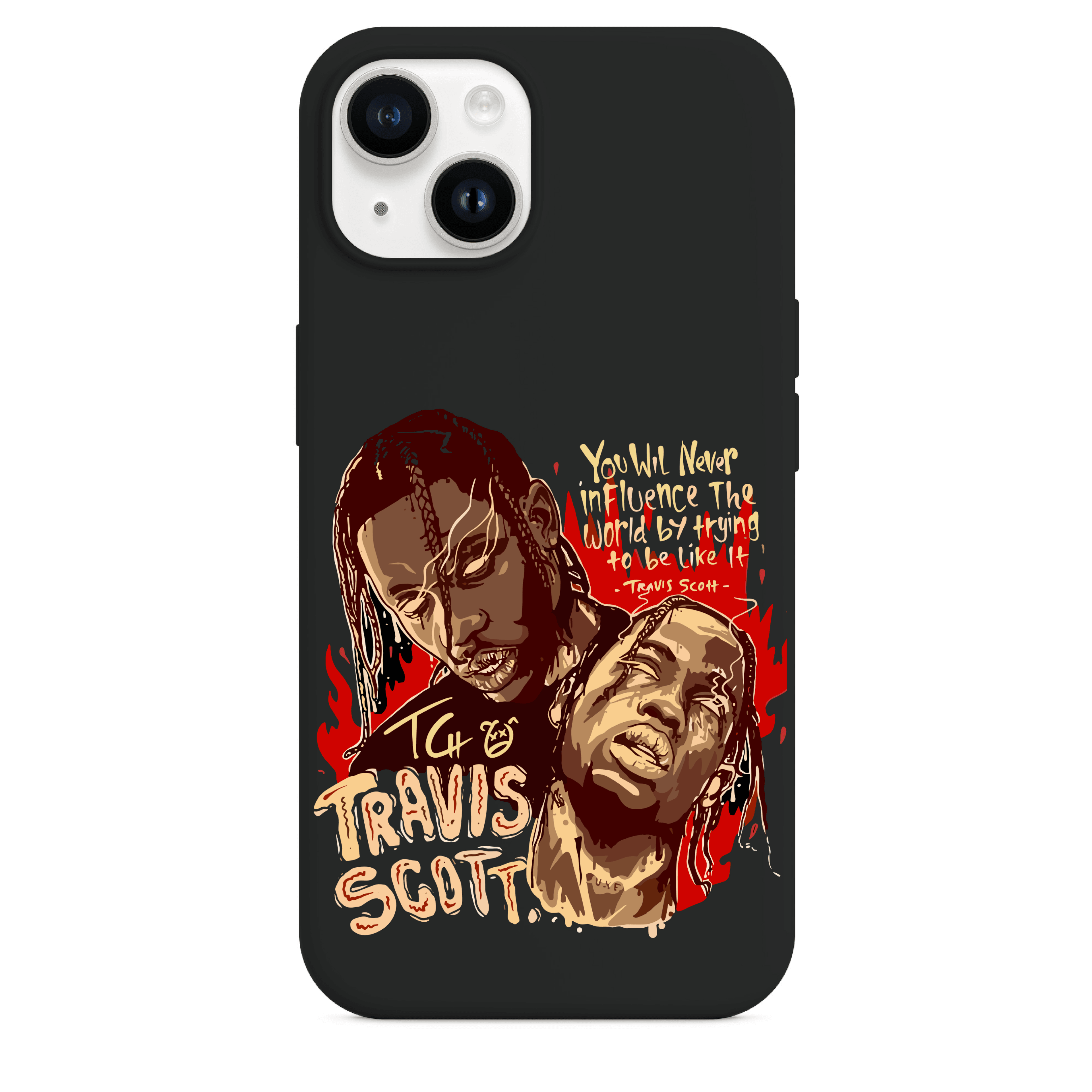 Travis Scott Flames Telefon Kılıfı