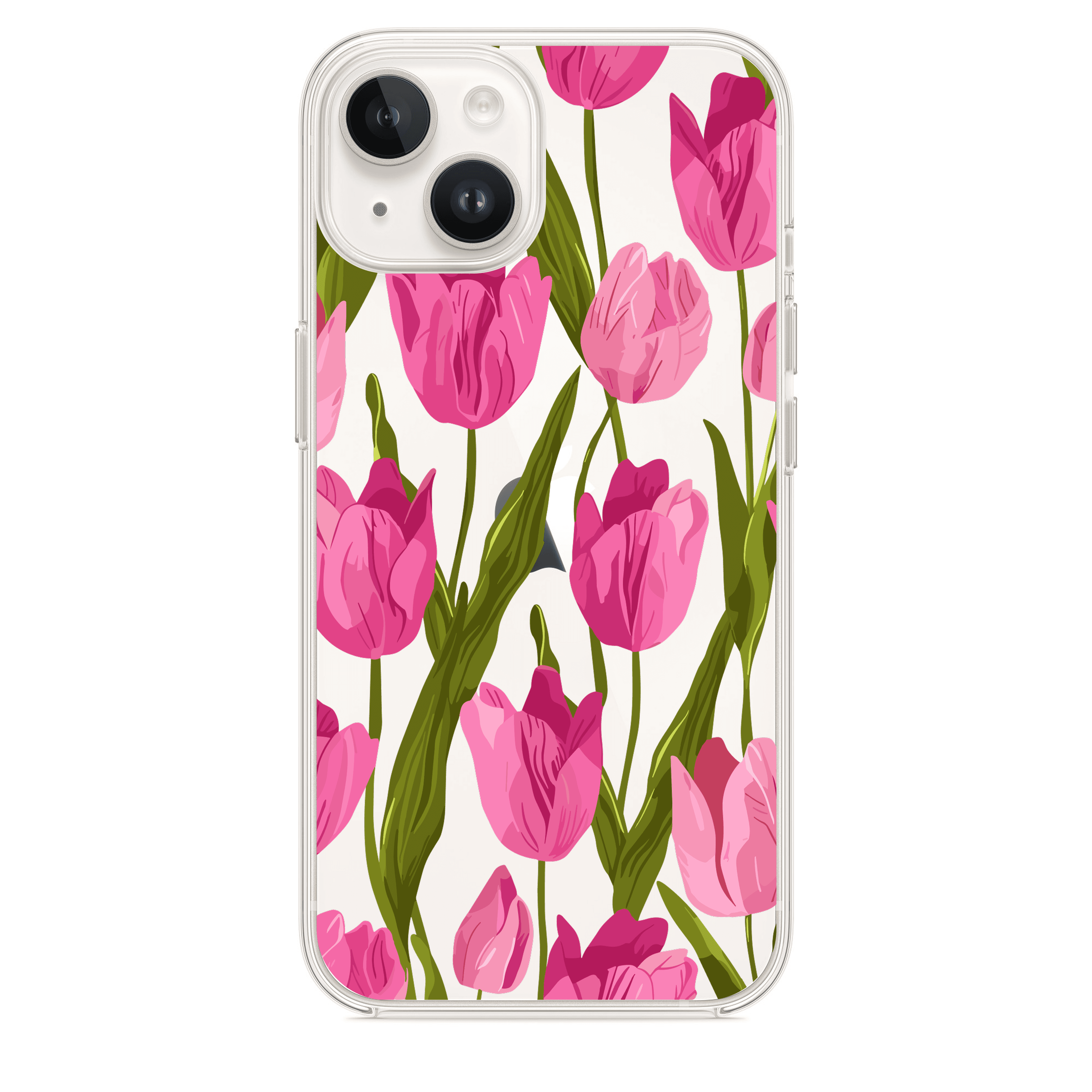 Pink Tulip Bouqette Telefon Kılıfı