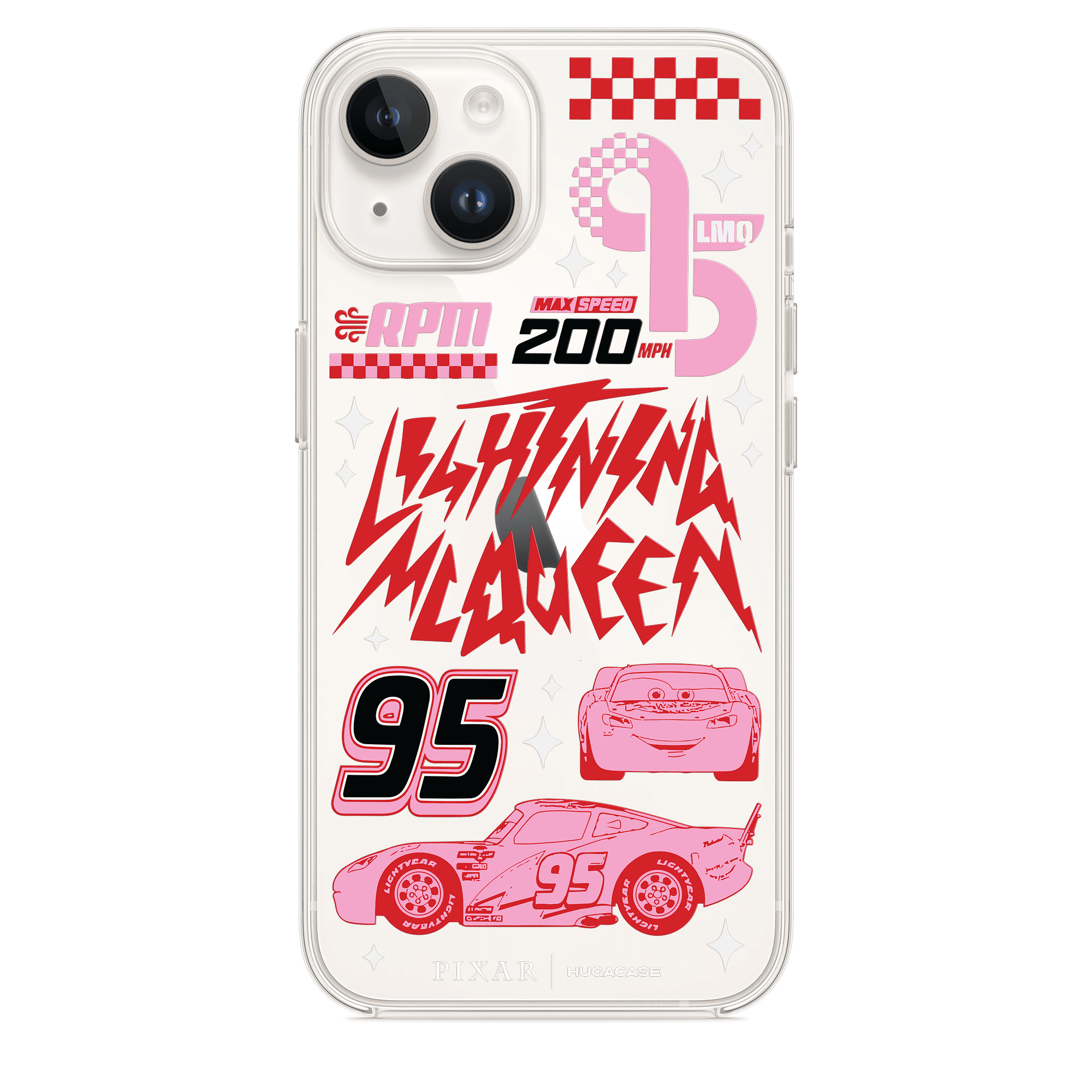 Disney Pixar Cars Lightning McQueen Poster Print Telefon Kılıfı