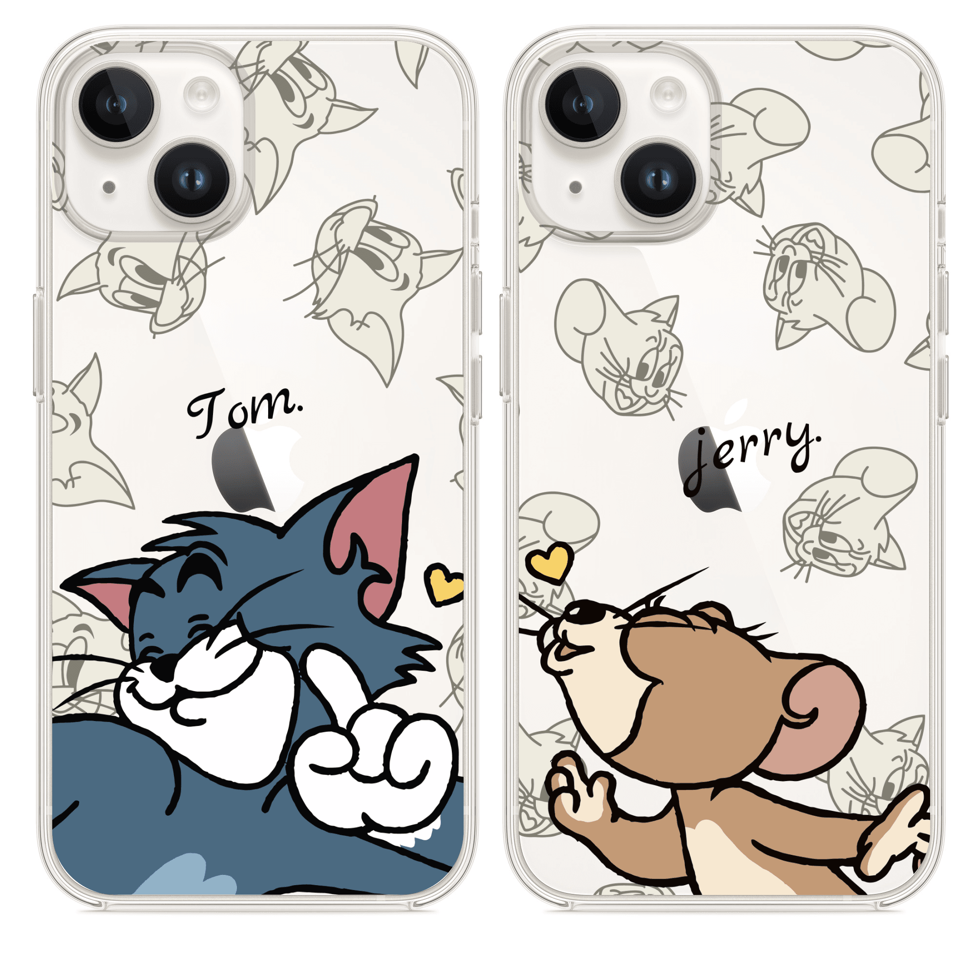 Tom and Jerry Kissing Couple Telefon Kılıfı