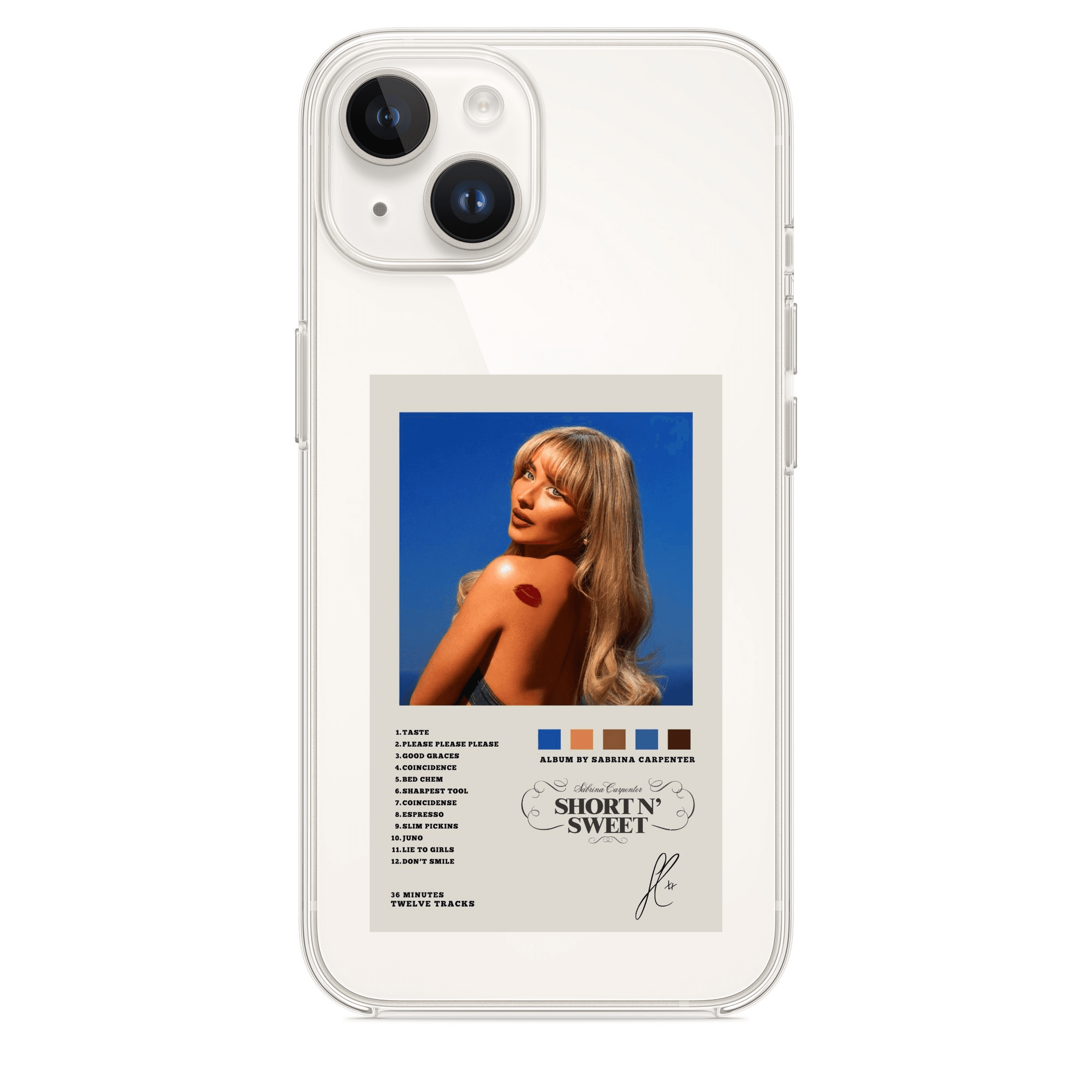 Sabrina Carpenter Short n' Sweet Album Cover Telefon Kılıfı