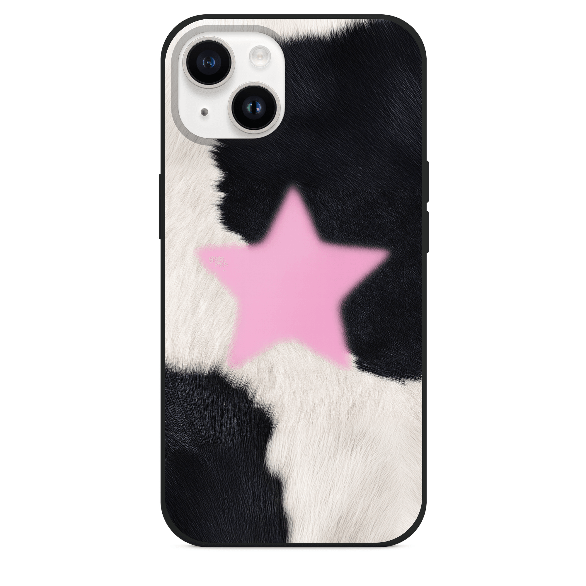Pink Star Moo Telefon Kılıfı