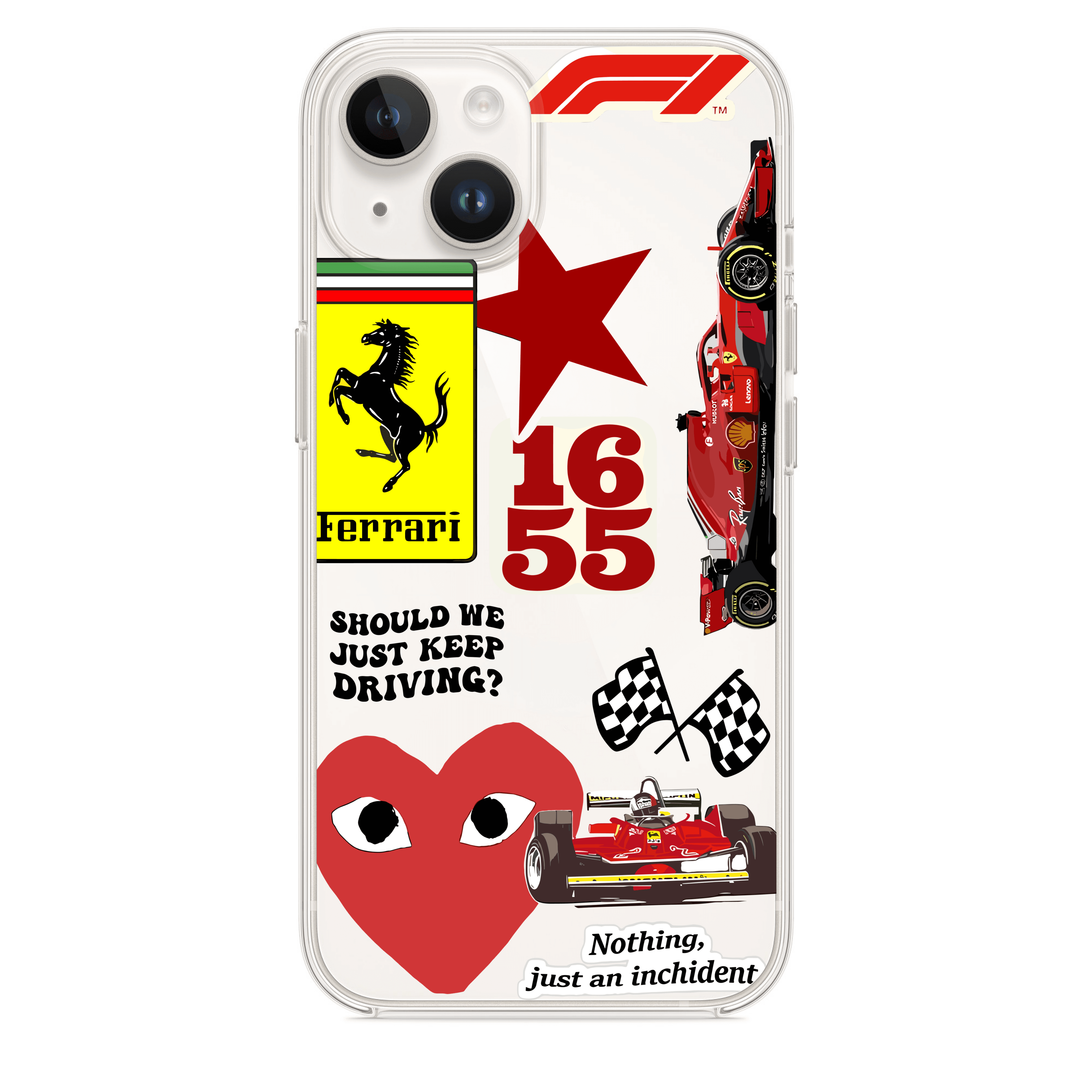 Heart of Formula 1 Telefon Kılıfı