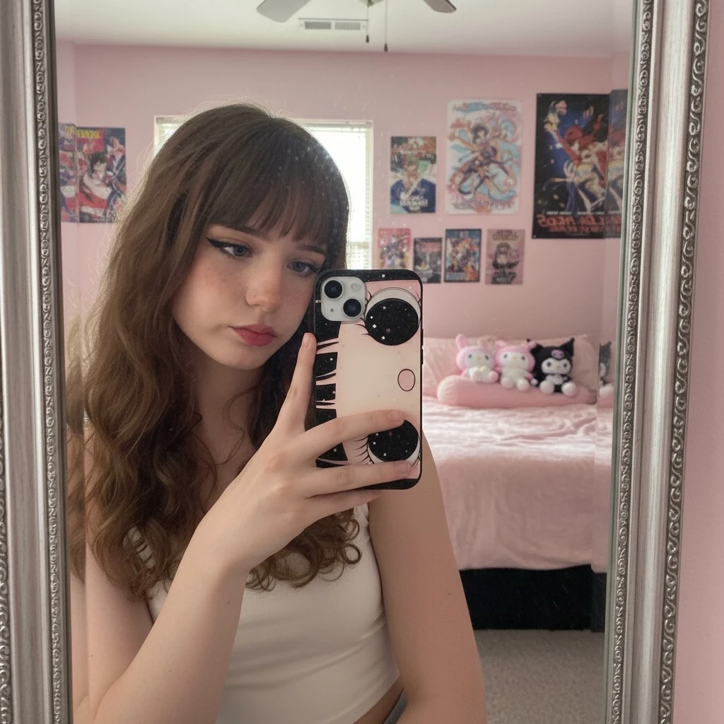 Kawaii Starry Eyes Telefon Kılıfı