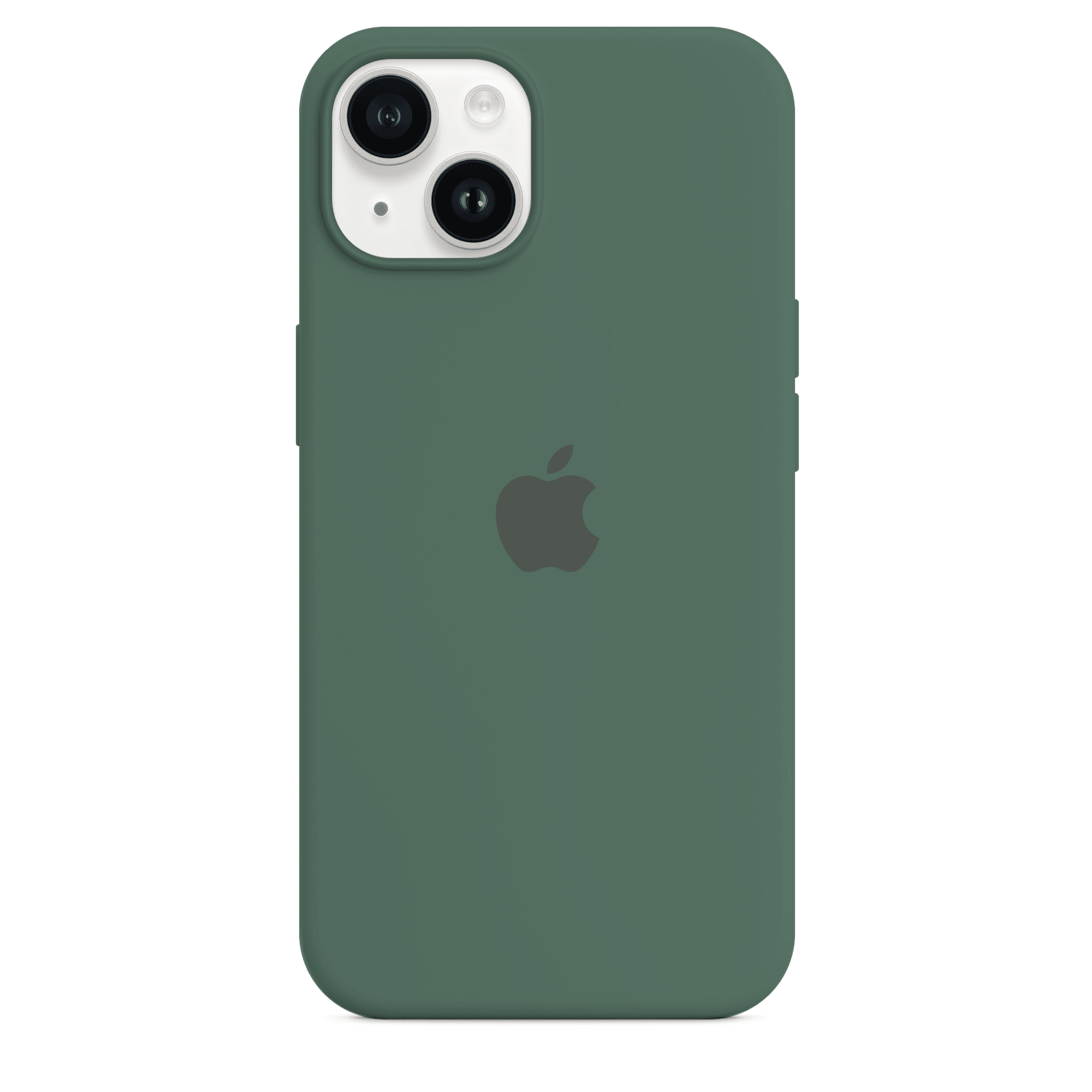 Apple iPhone Renkli Silikon Telefon Kılıfı - Haki