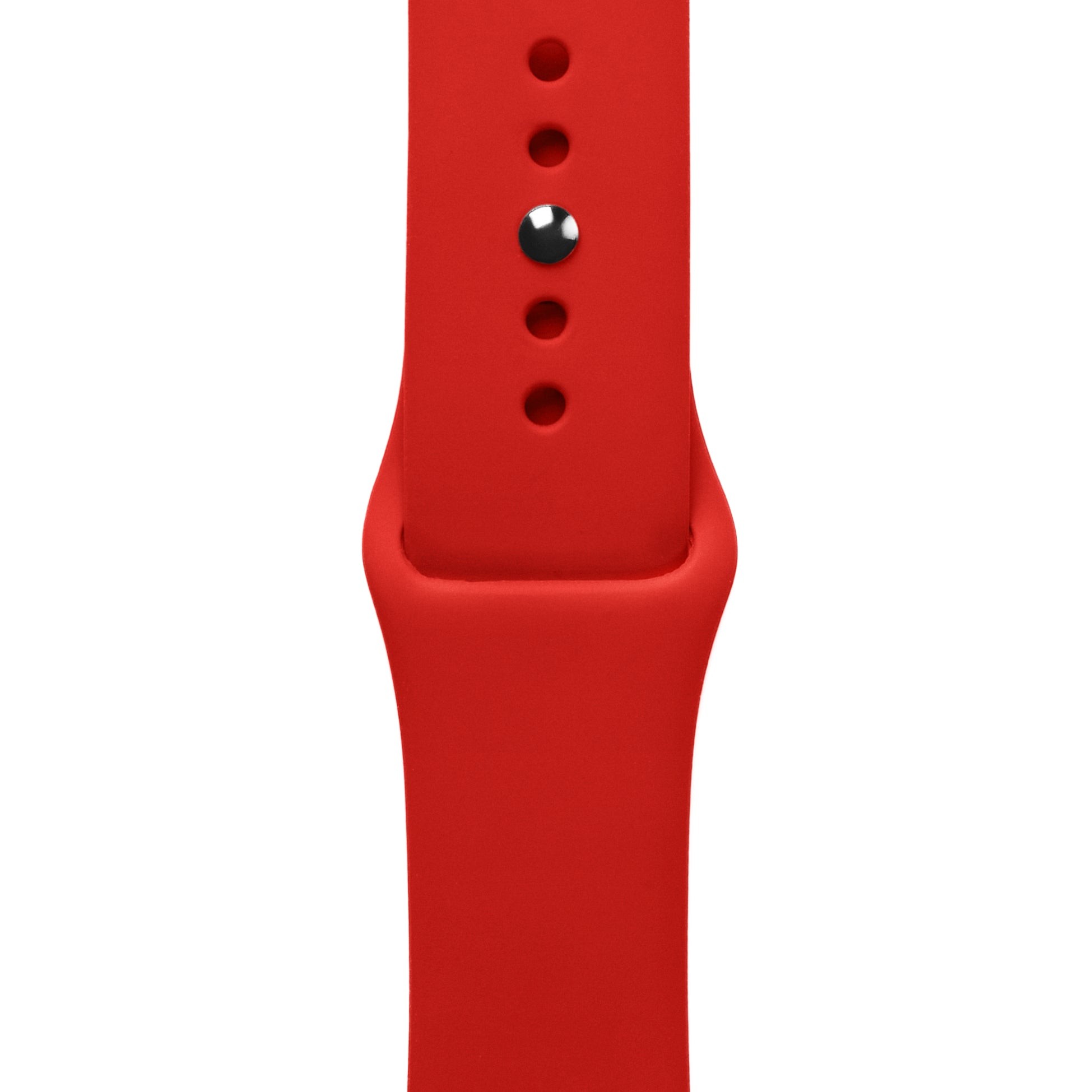 Apple Watch Sport Band Silikon Saat Kordonu - Red