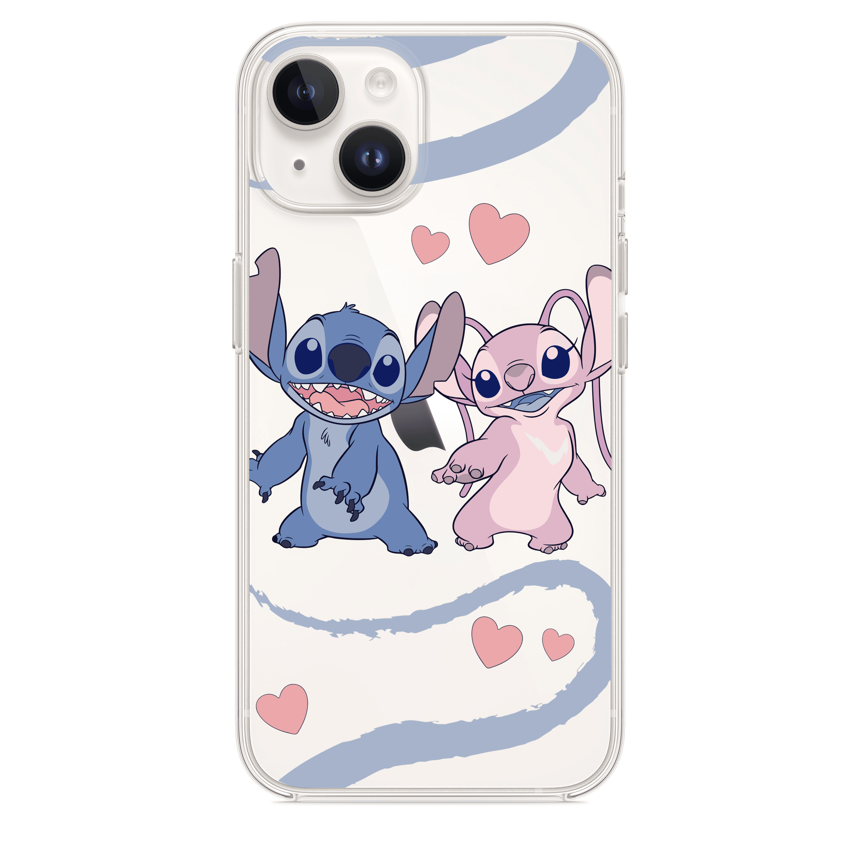 Stitch Loves Angel Telefon Kılıfı