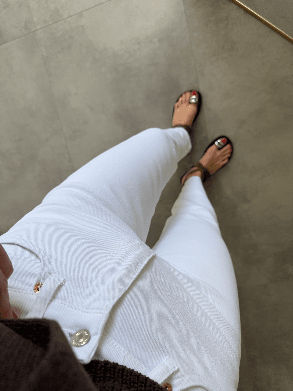 KESİK PAÇA BOYFİT BEYAZ JEAN
