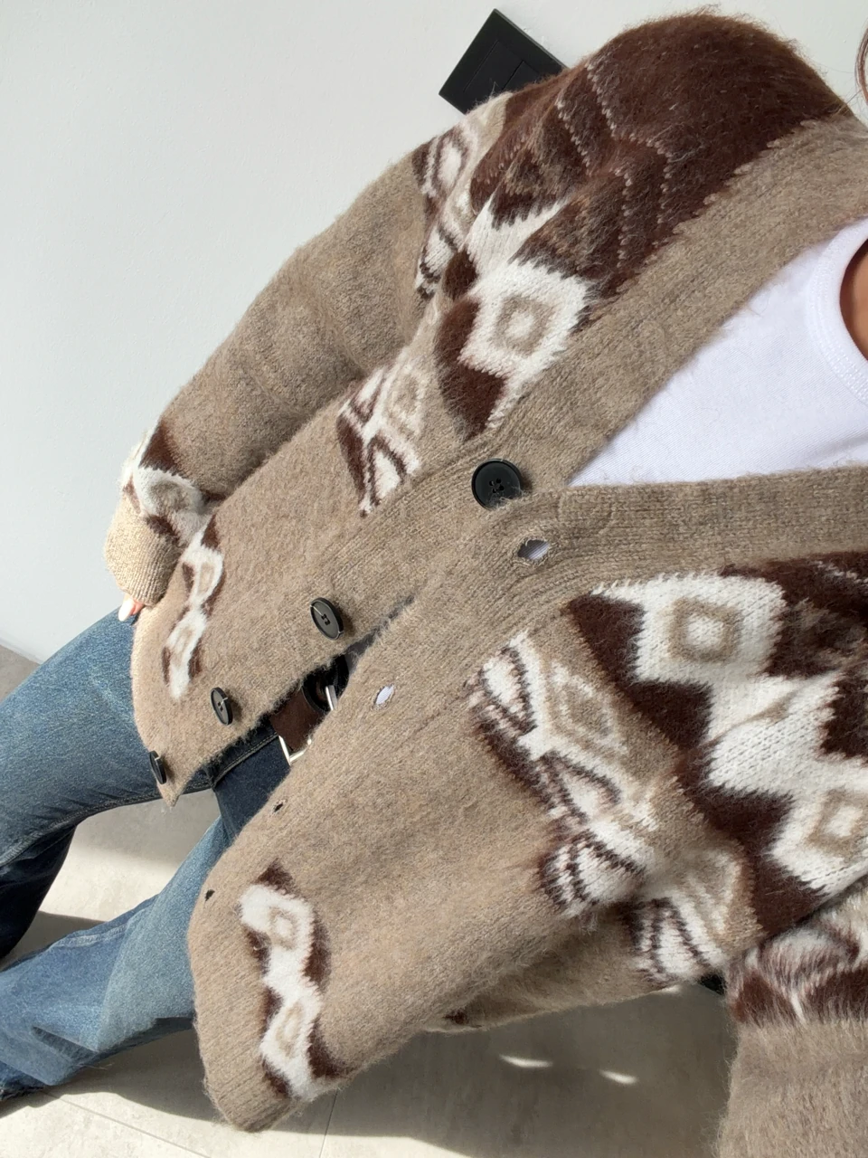 DESENLİ ŞARDONLU HIRKA