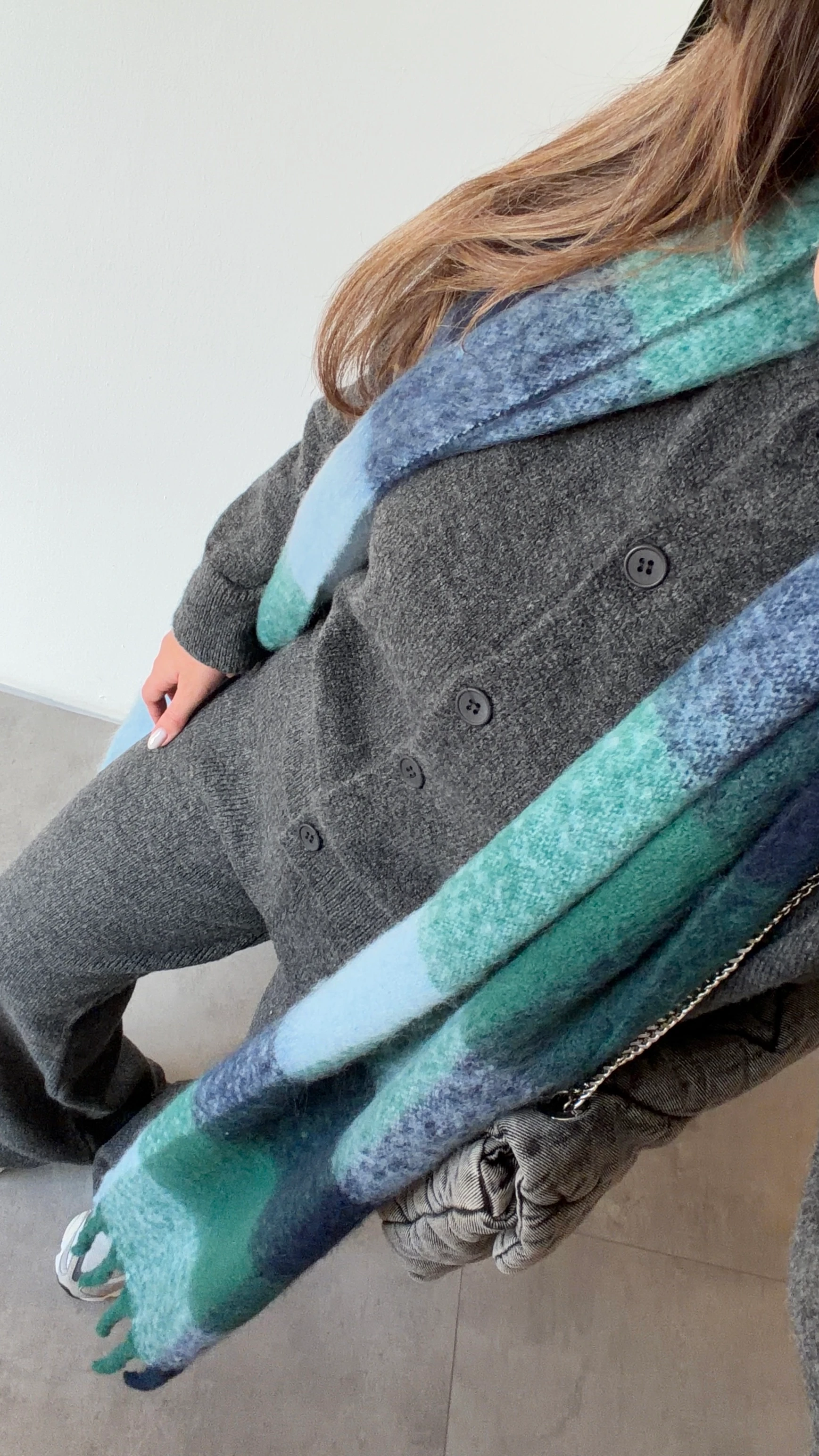 ANTRASİT BİSİKLET YAKA DÜĞMELİ HIRKA PANTOLON TRİKO TAKIM