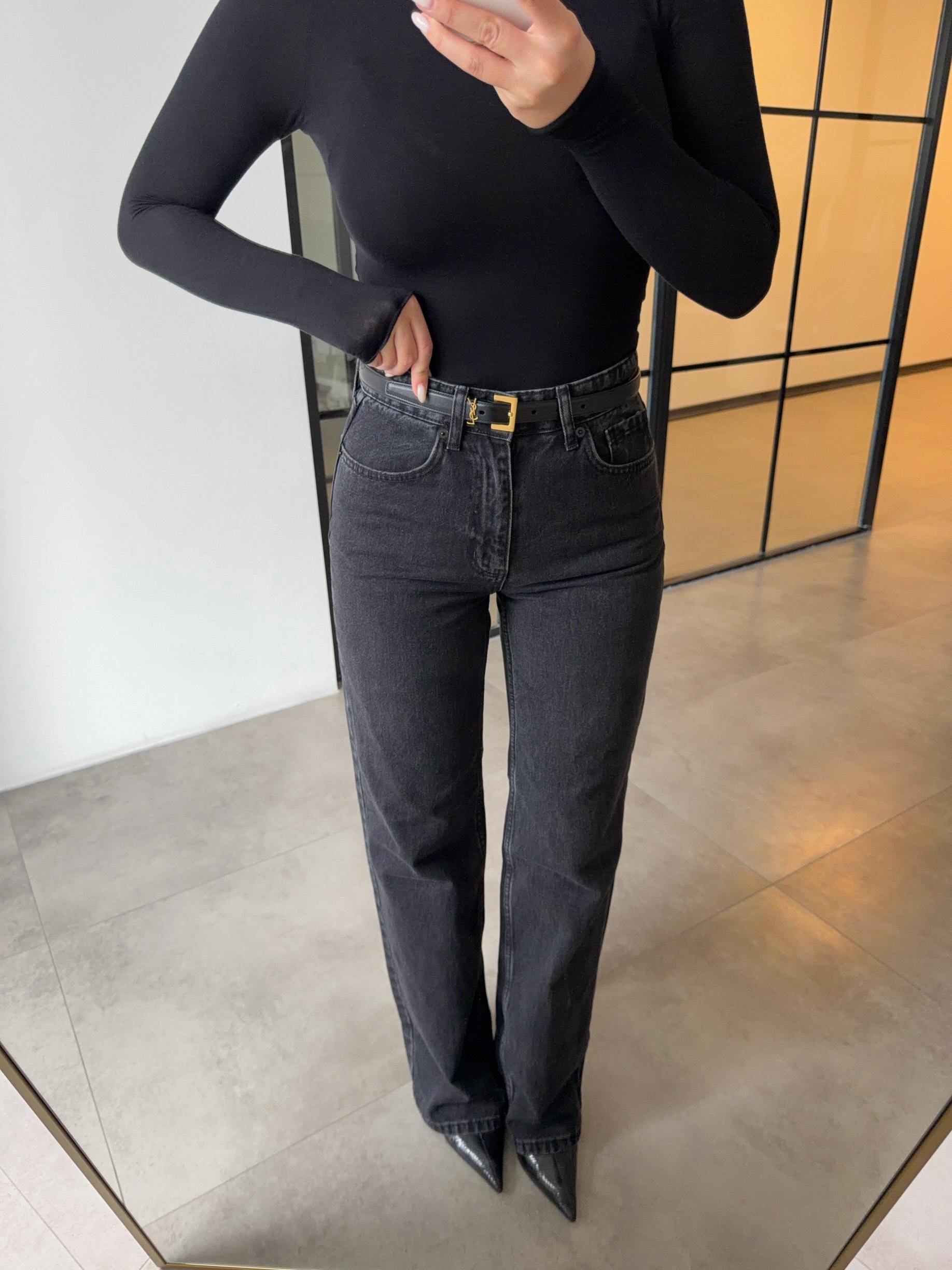 ANTRASİT STRAGİHT JEAN