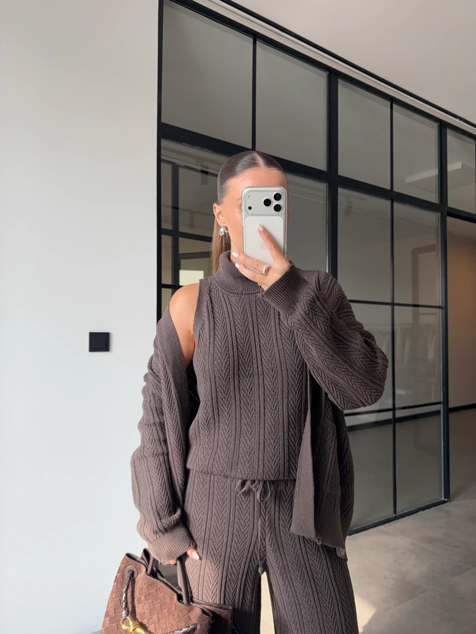 BOĞAZLI DESENLİ 3'LÜ VİZON TRİKO TAKIM