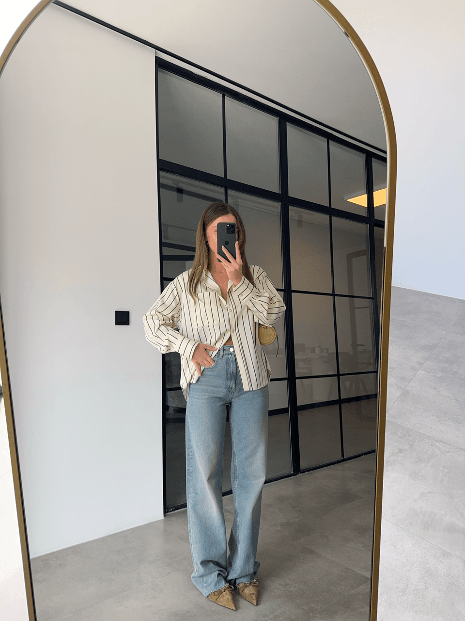 KESİK PAÇALI SOLUK EFEKTLİ WİDE LEG JEAN