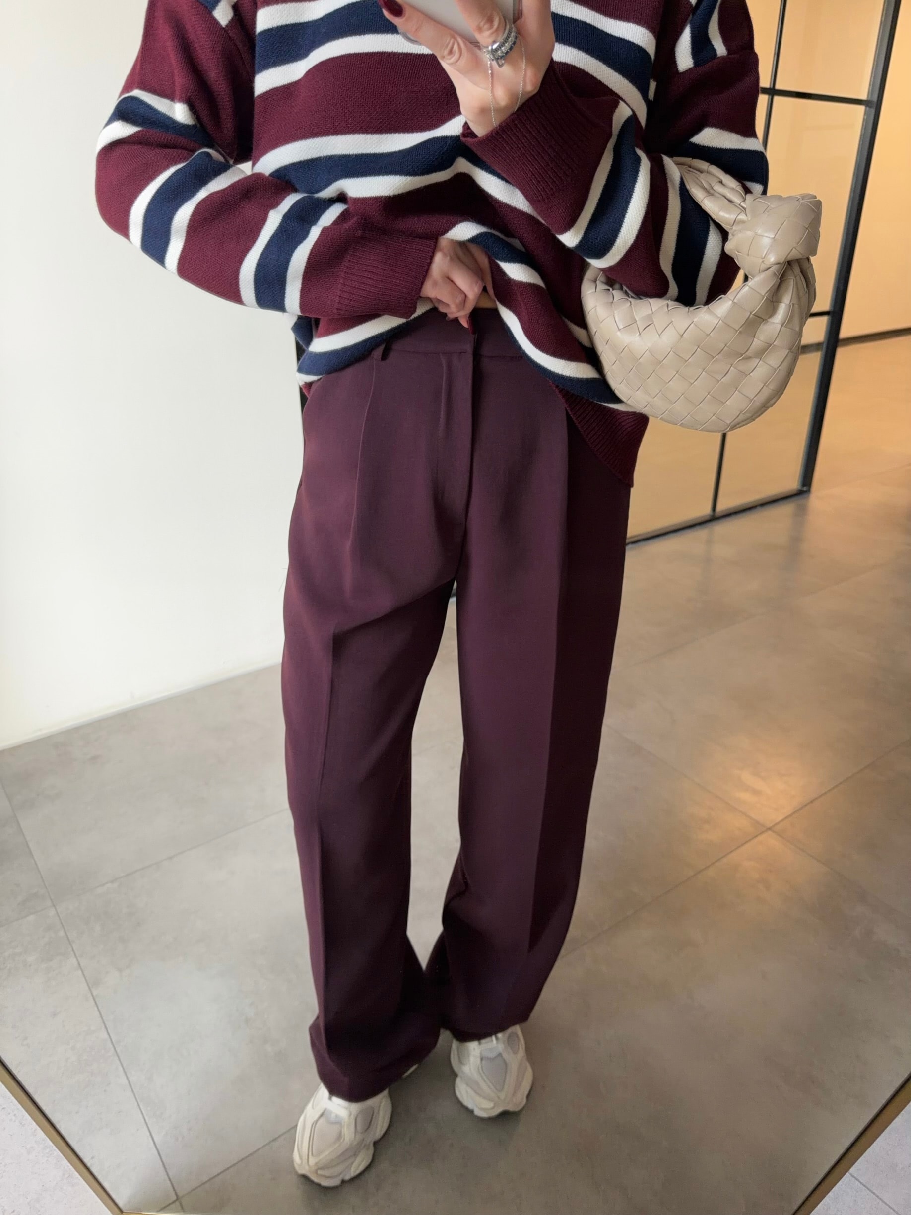 PREMİUM YÜKSEK BEL MÜRDÜM PALAZZO PANTOLON