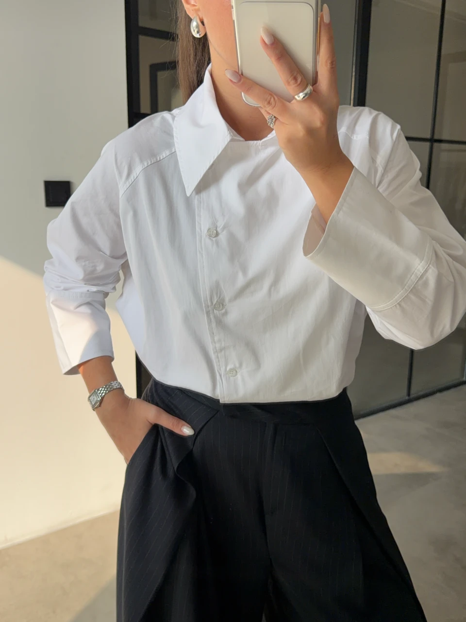 REGLAN POPLİN GÖMLEK