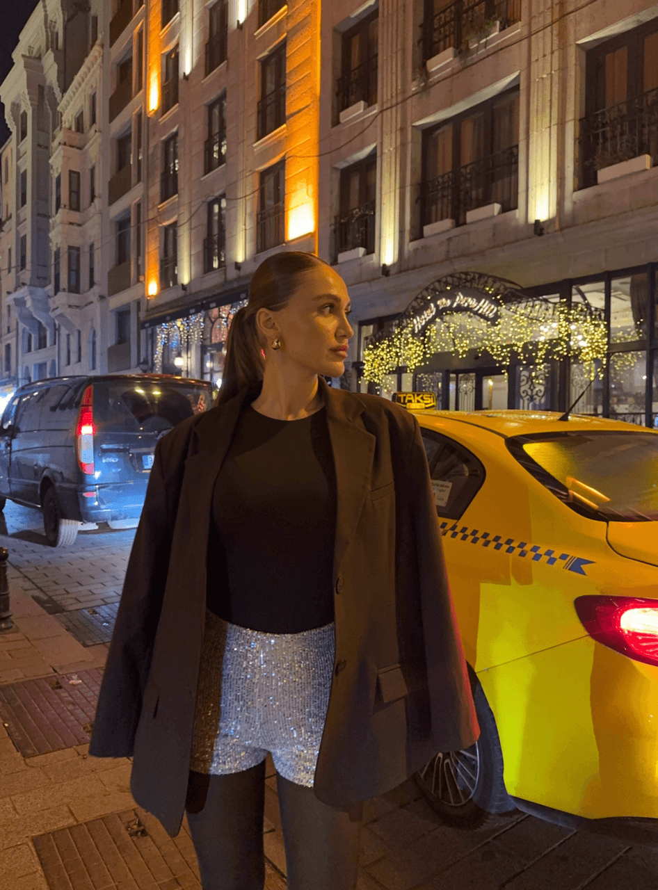 PREMİUM ASTARLI KAHVERENGİ BLAZER CEKET