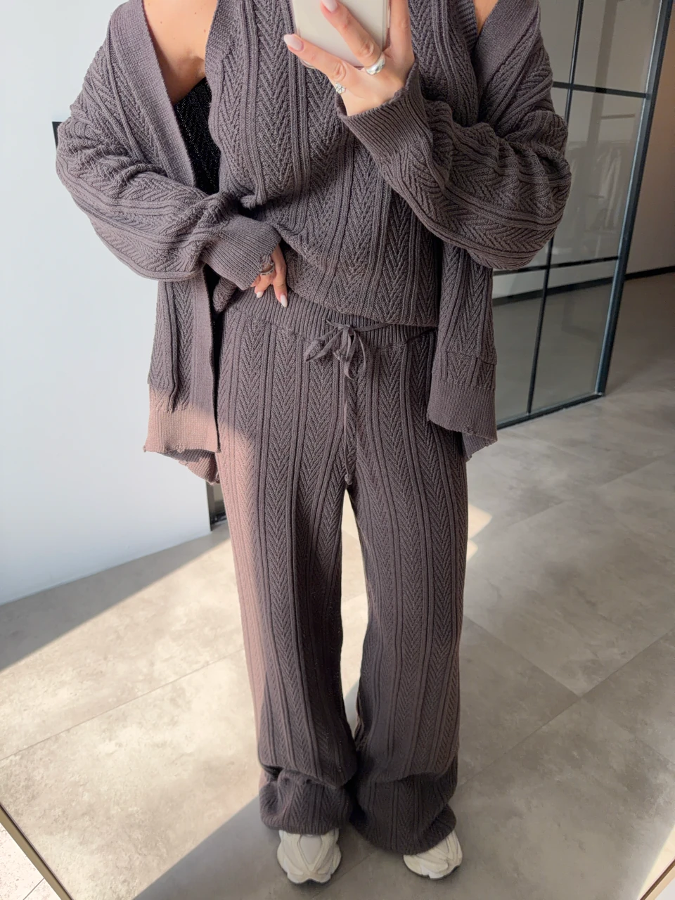 BOĞAZLI DESENLİ 3'LÜ VİZON TRİKO TAKIM