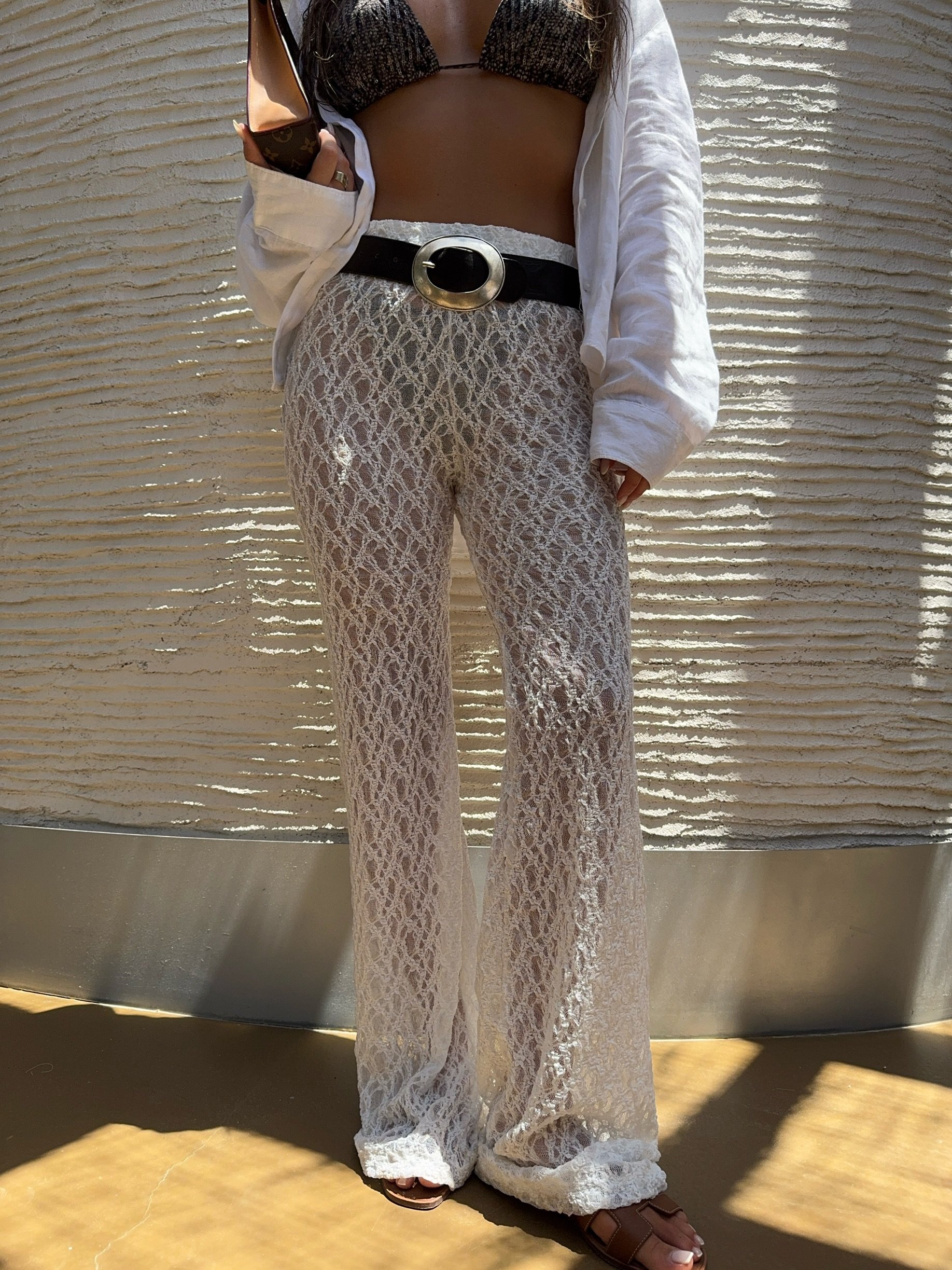 BLANC DANTEL PANTOLON